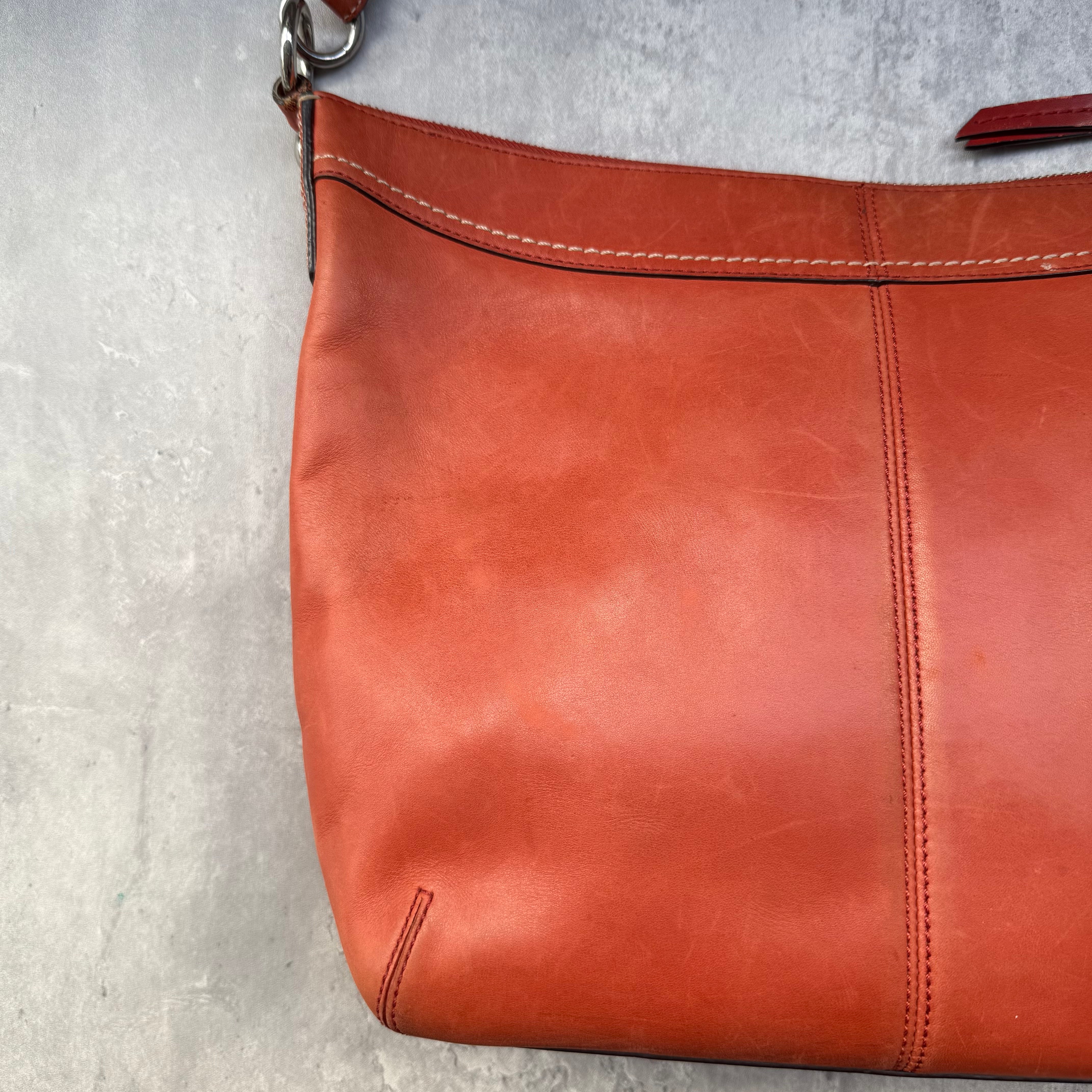 Coach Y2K 2Way Ashley Hobo Shoulder Bag Burnt Orange