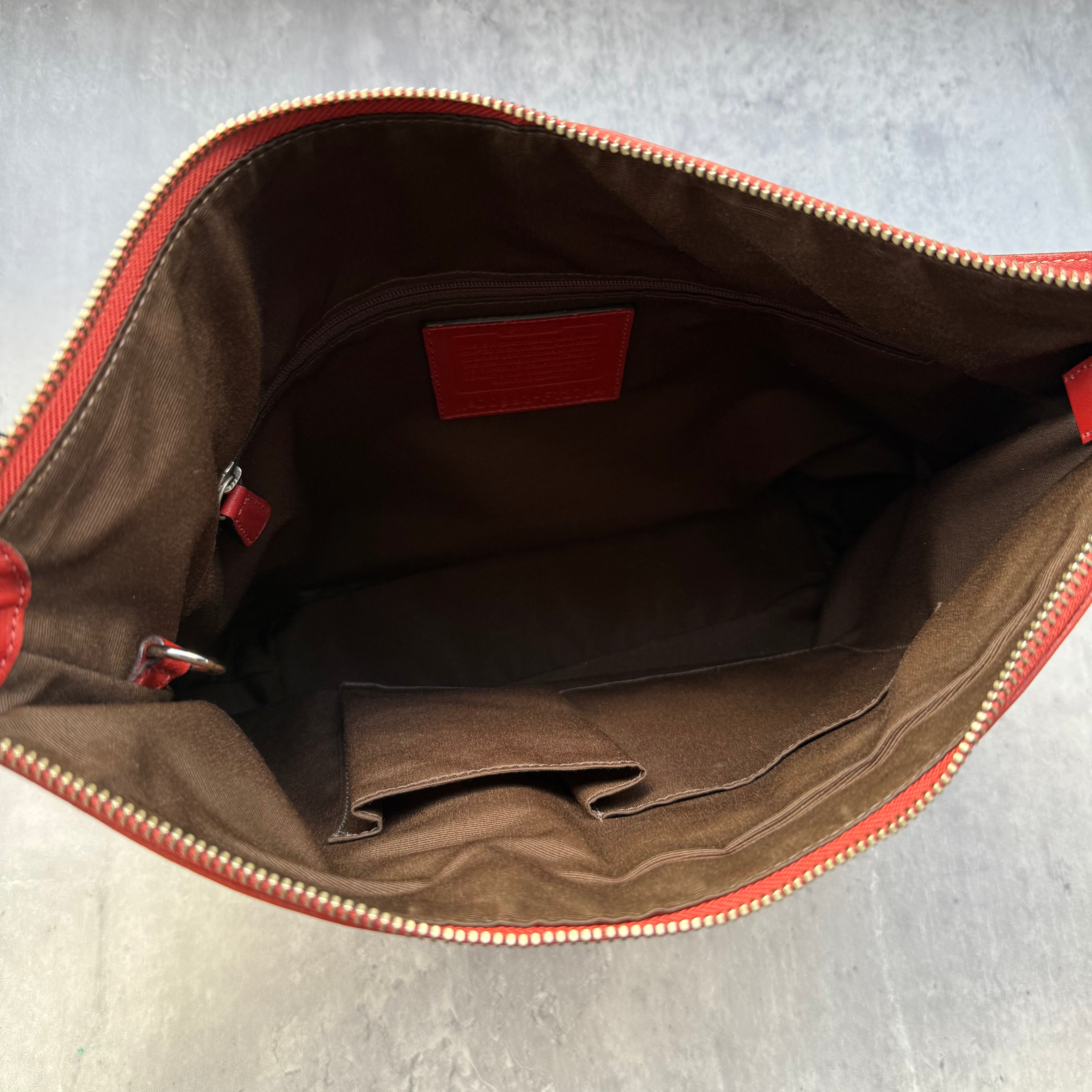 Coach Y2K 2Way Ashley Hobo Shoulder Bag Burnt Orange