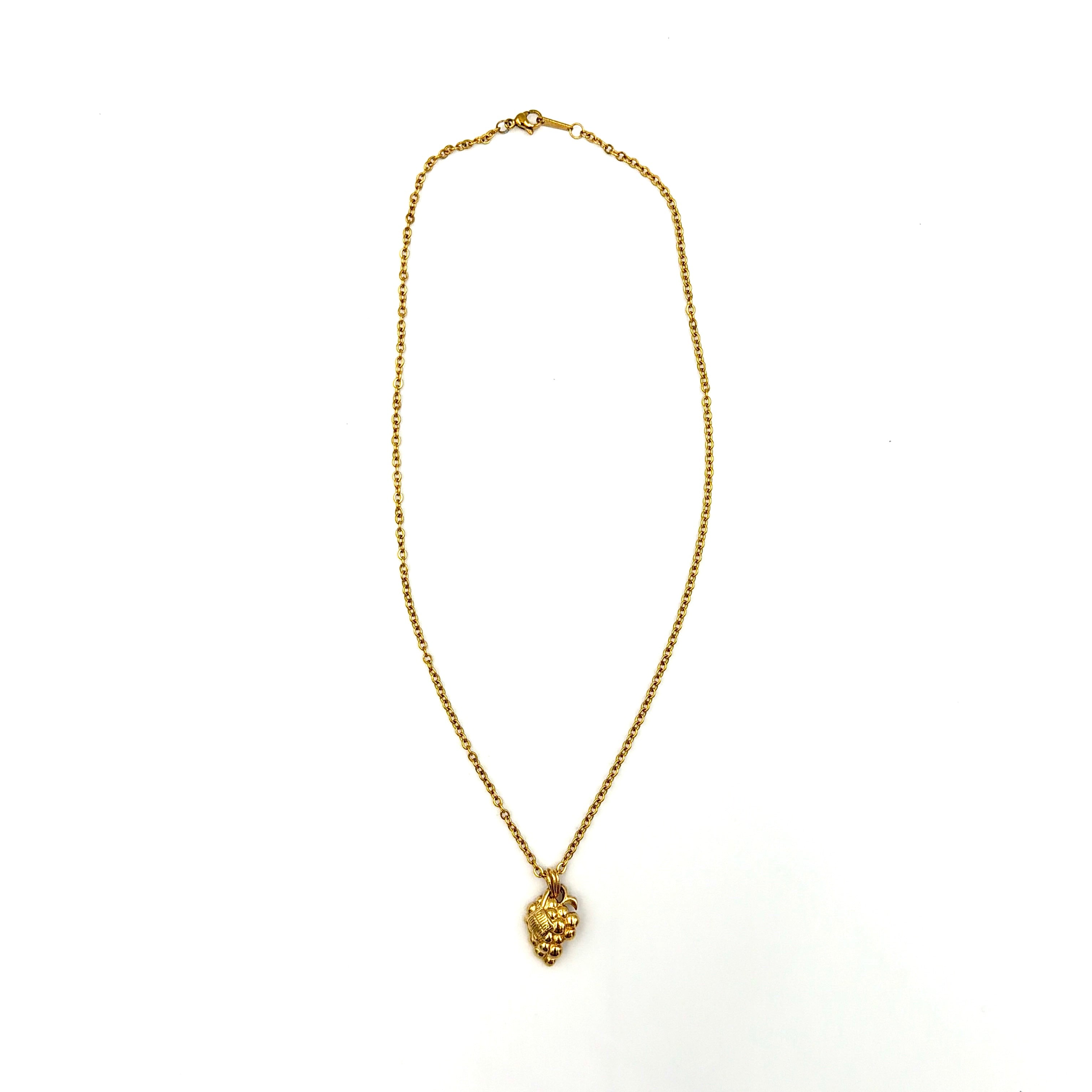 Givenchy Grape Cluster Necklace Gold