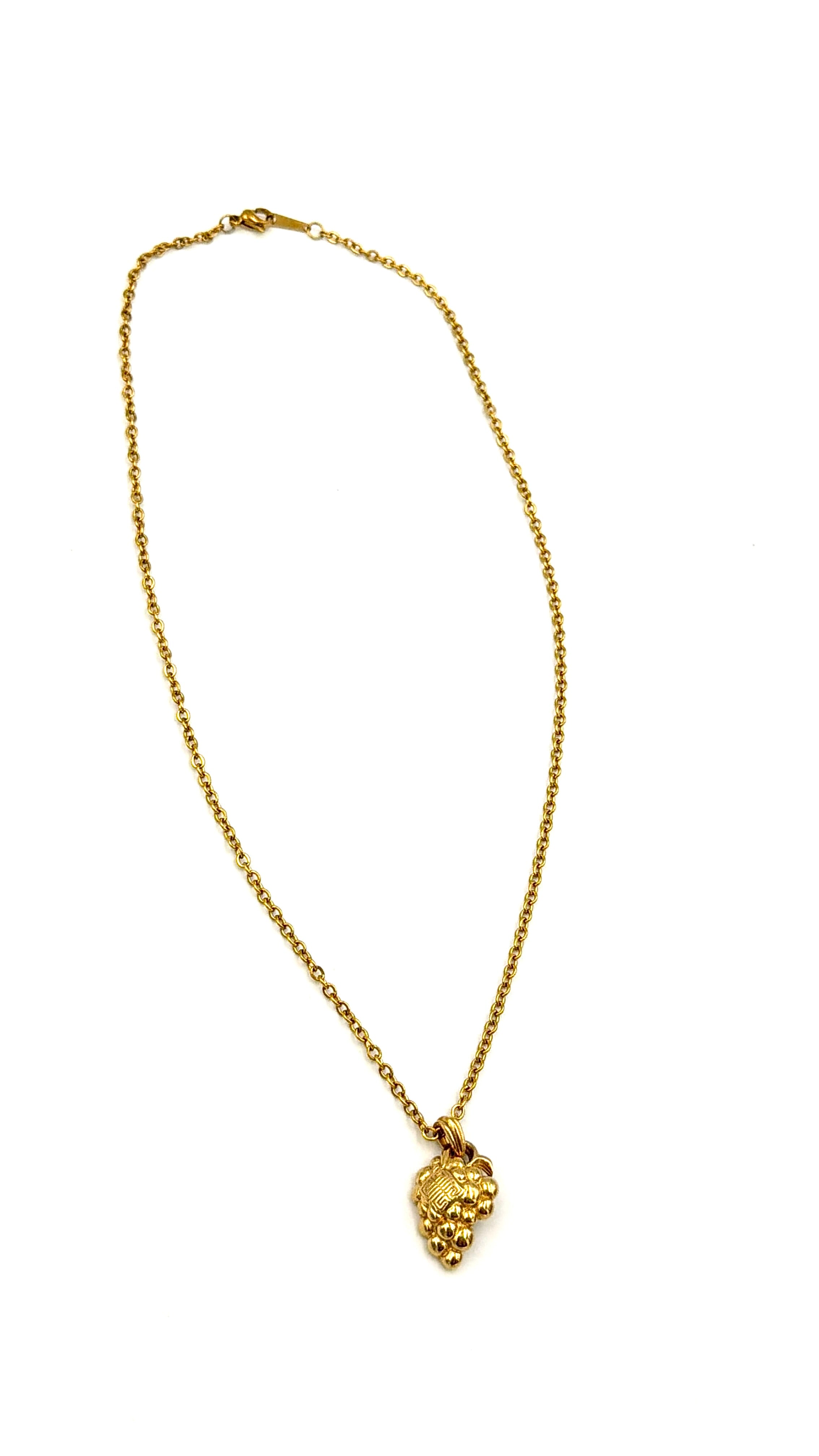 Givenchy Grape Cluster Necklace Gold