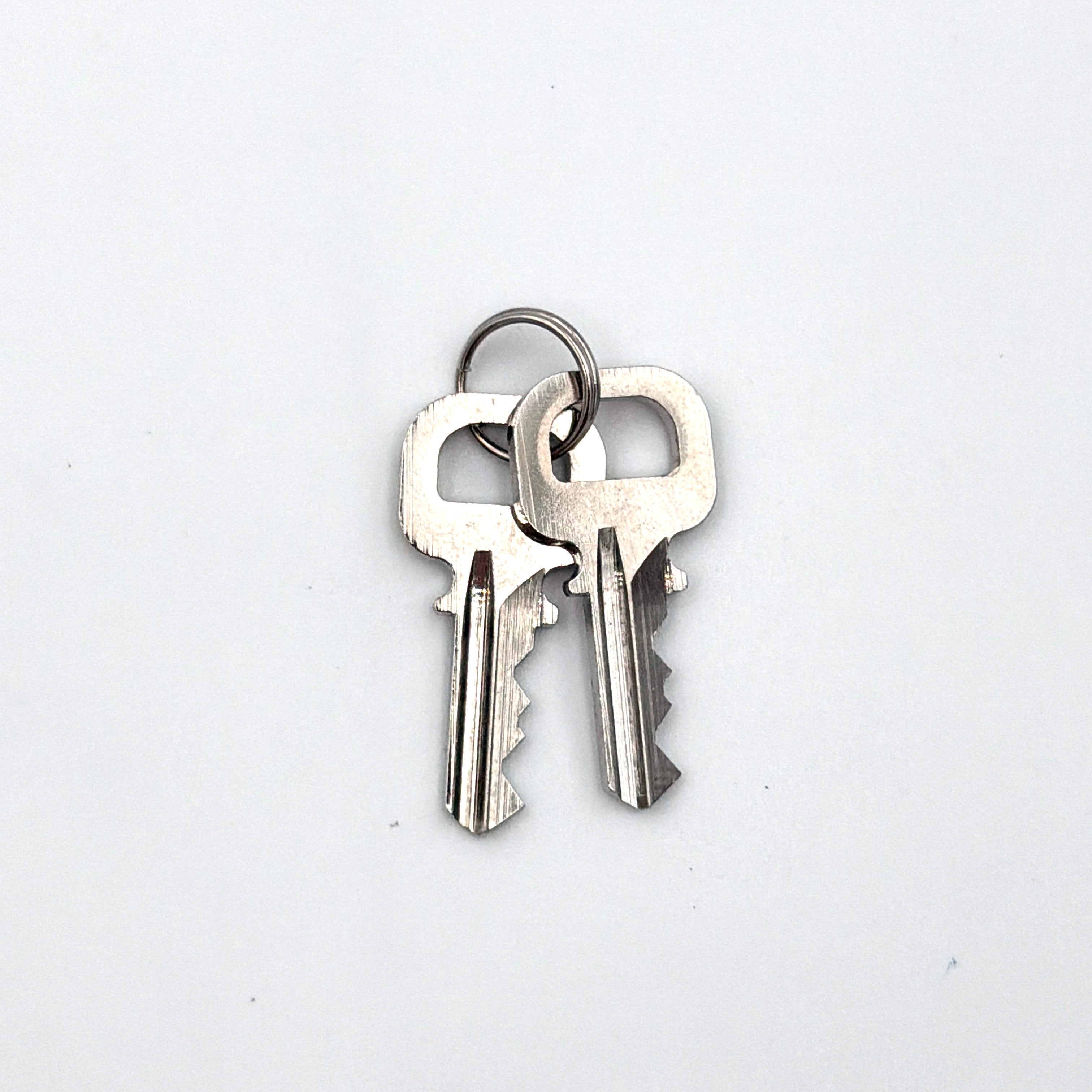 Louis Vuitton Metal Padlock Key Set Silver