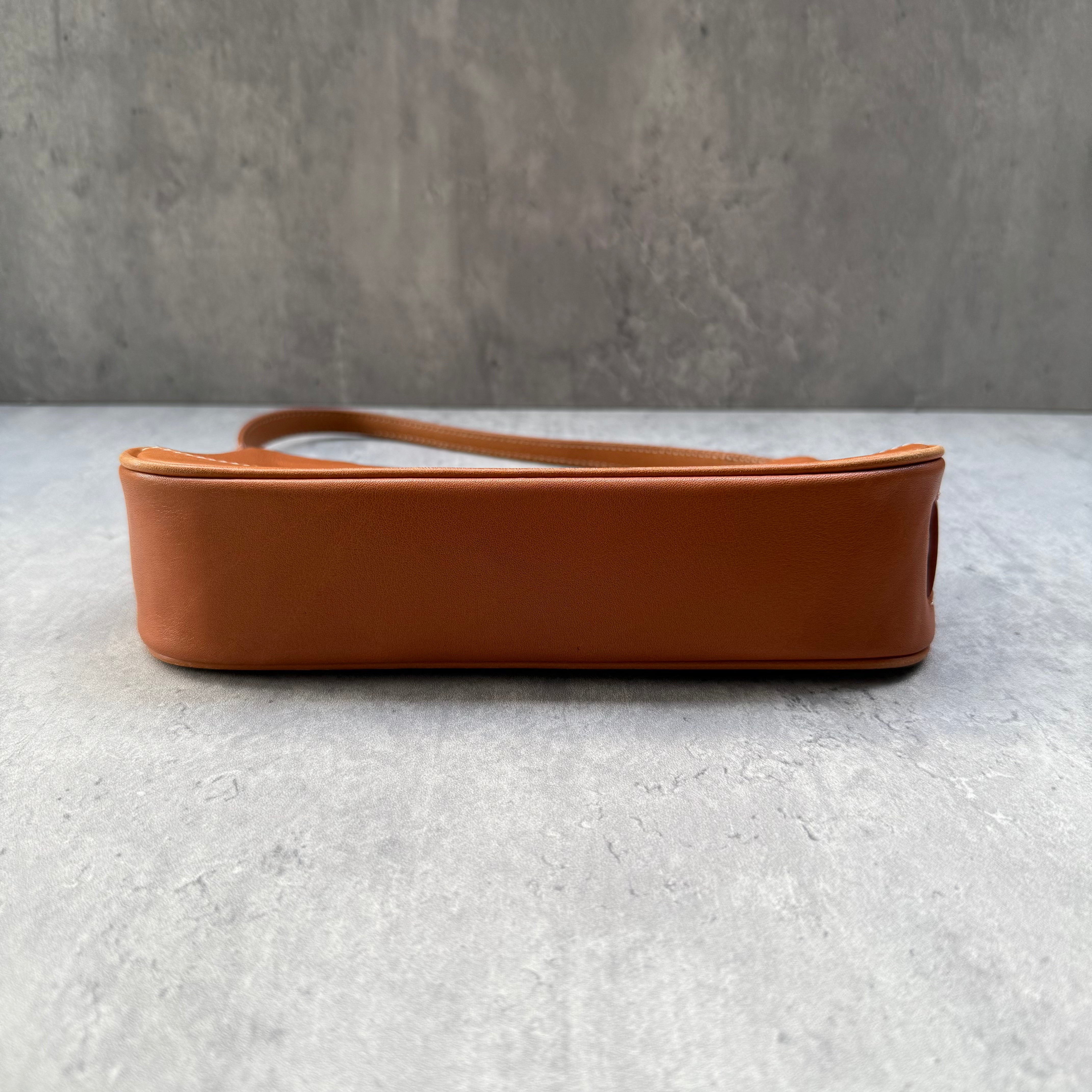 Coach Y2K Demi Leather Shoulder Bag Brown