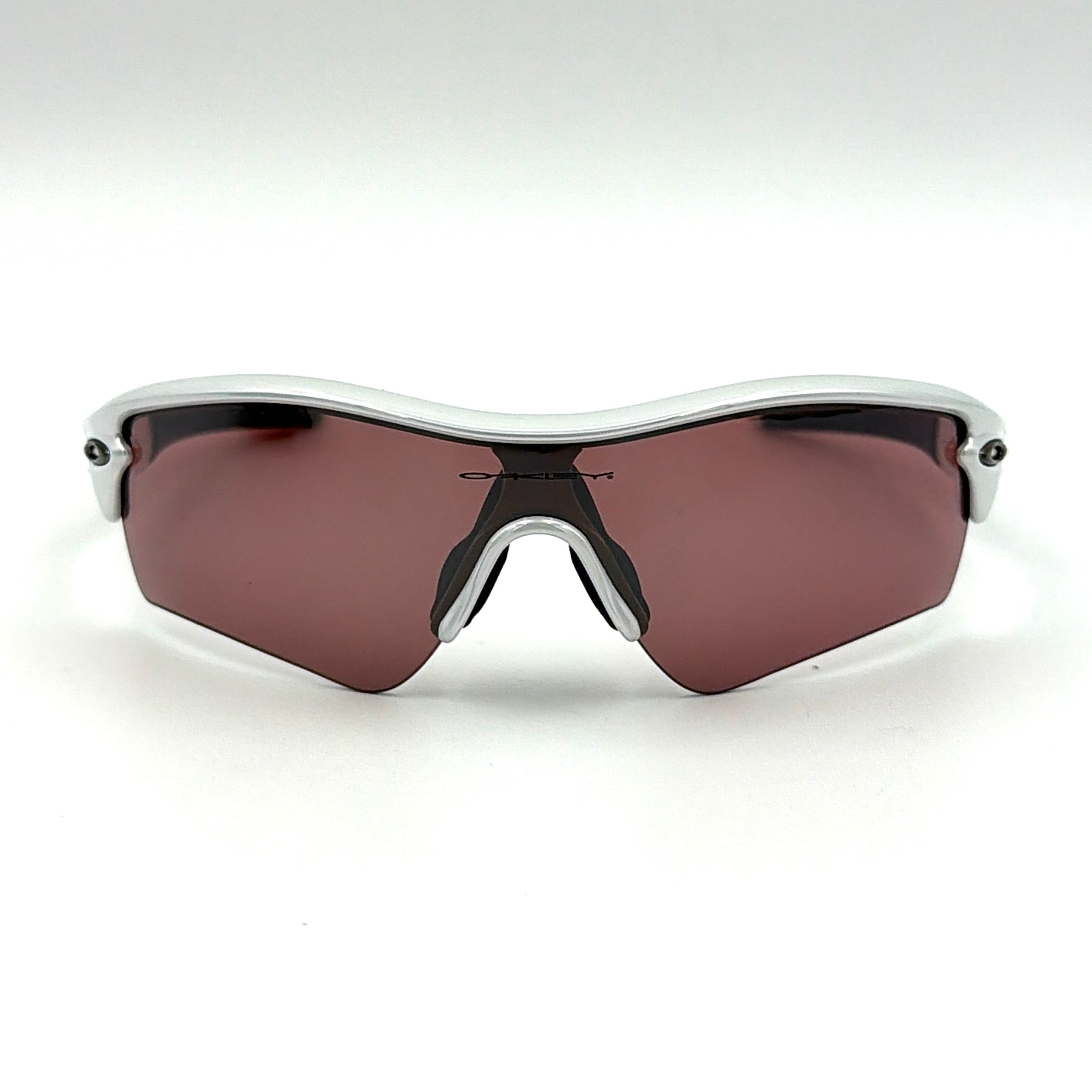 Oakley Radar Path 09-673J Sunglasses White Chrome/Black