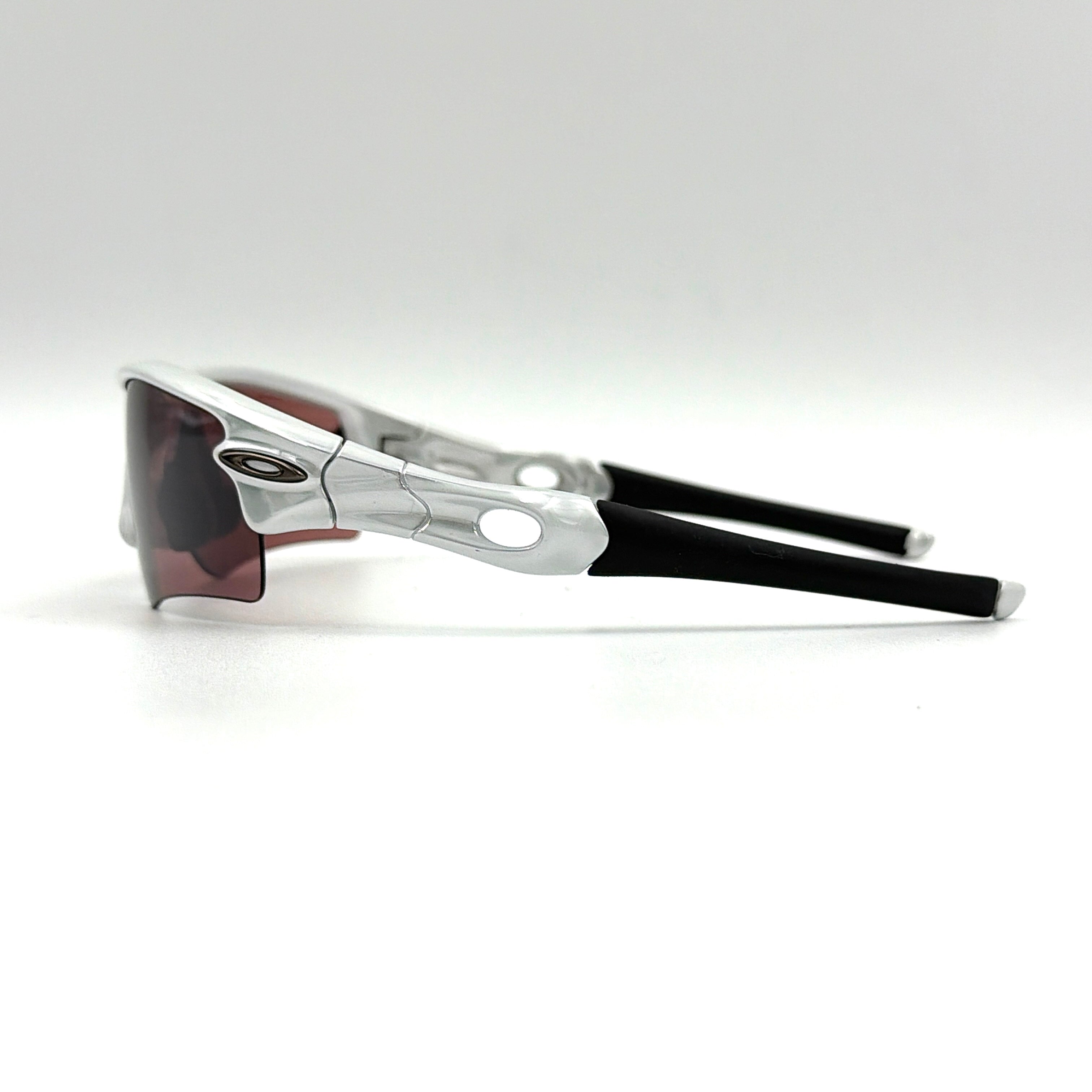 Oakley Radar Path 09-673J Sunglasses White Chrome/Black