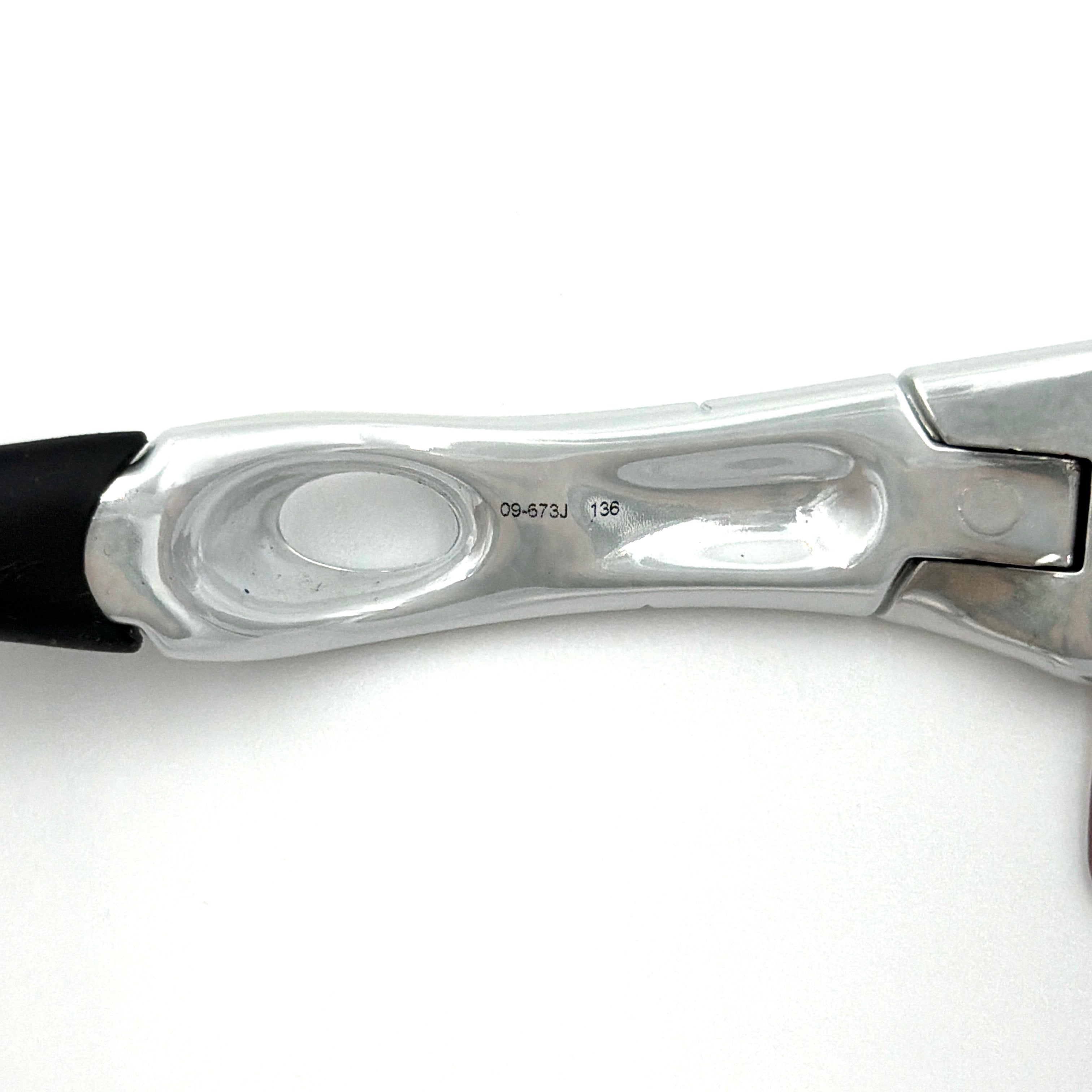 Oakley Radar Path 09-673J Sunglasses White Chrome/Black