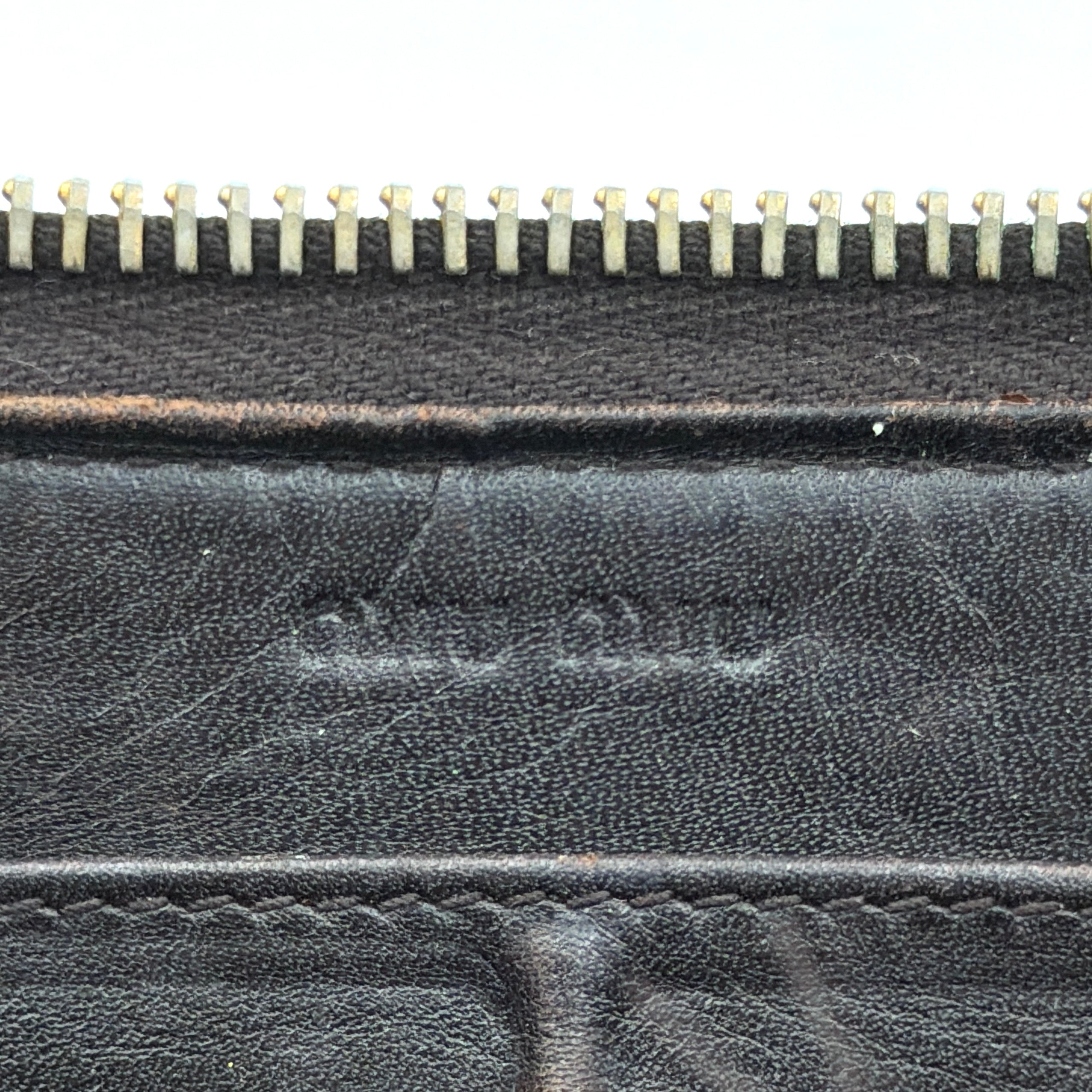 Miu Miu Embossed Logo Long Wallet Black