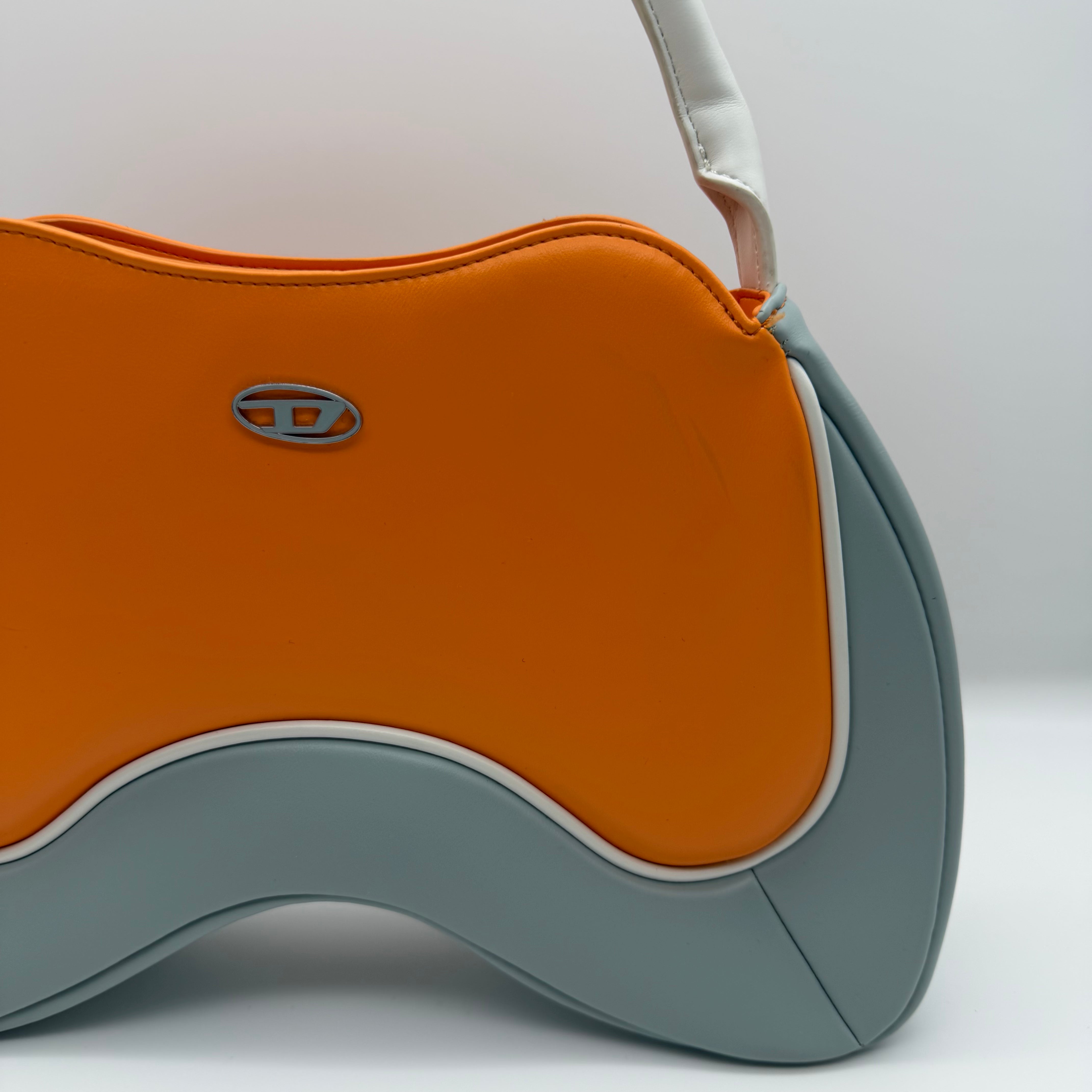 Diesel 2Way Mini Autre Marque Shoulder Bag Orange/Grey