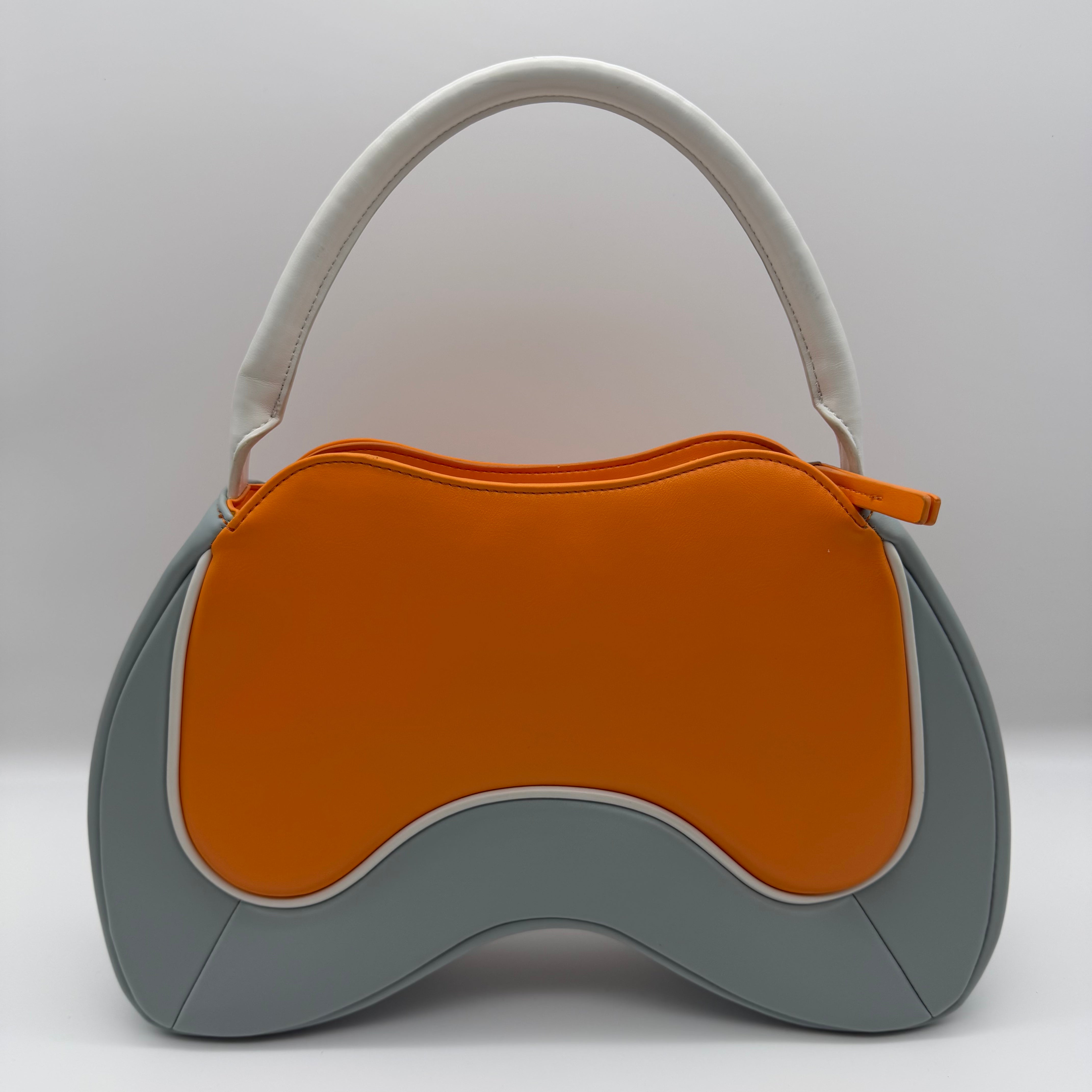 Diesel 2Way Mini Autre Marque Shoulder Bag Orange/Grey