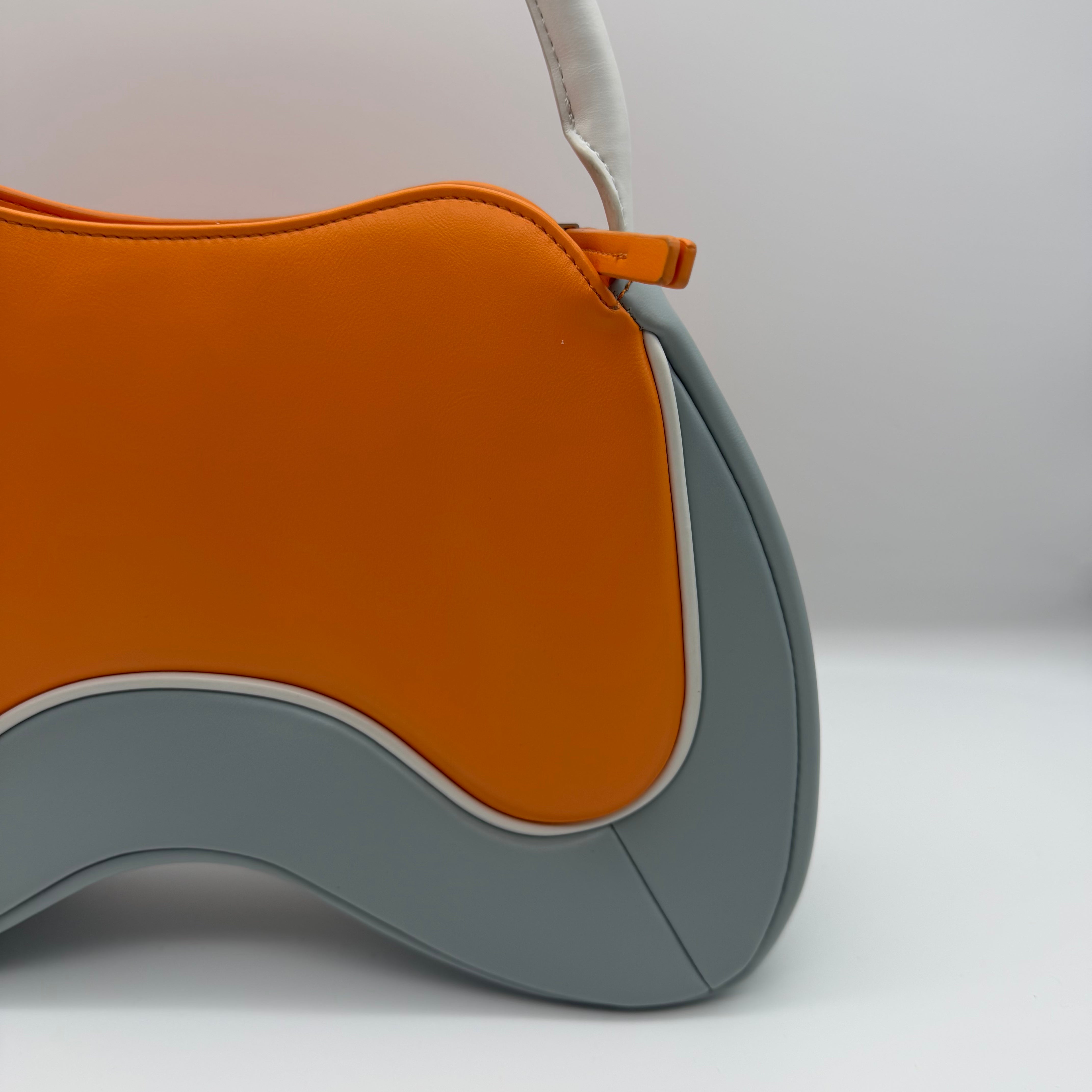 Diesel 2Way Mini Autre Marque Shoulder Bag Orange/Grey