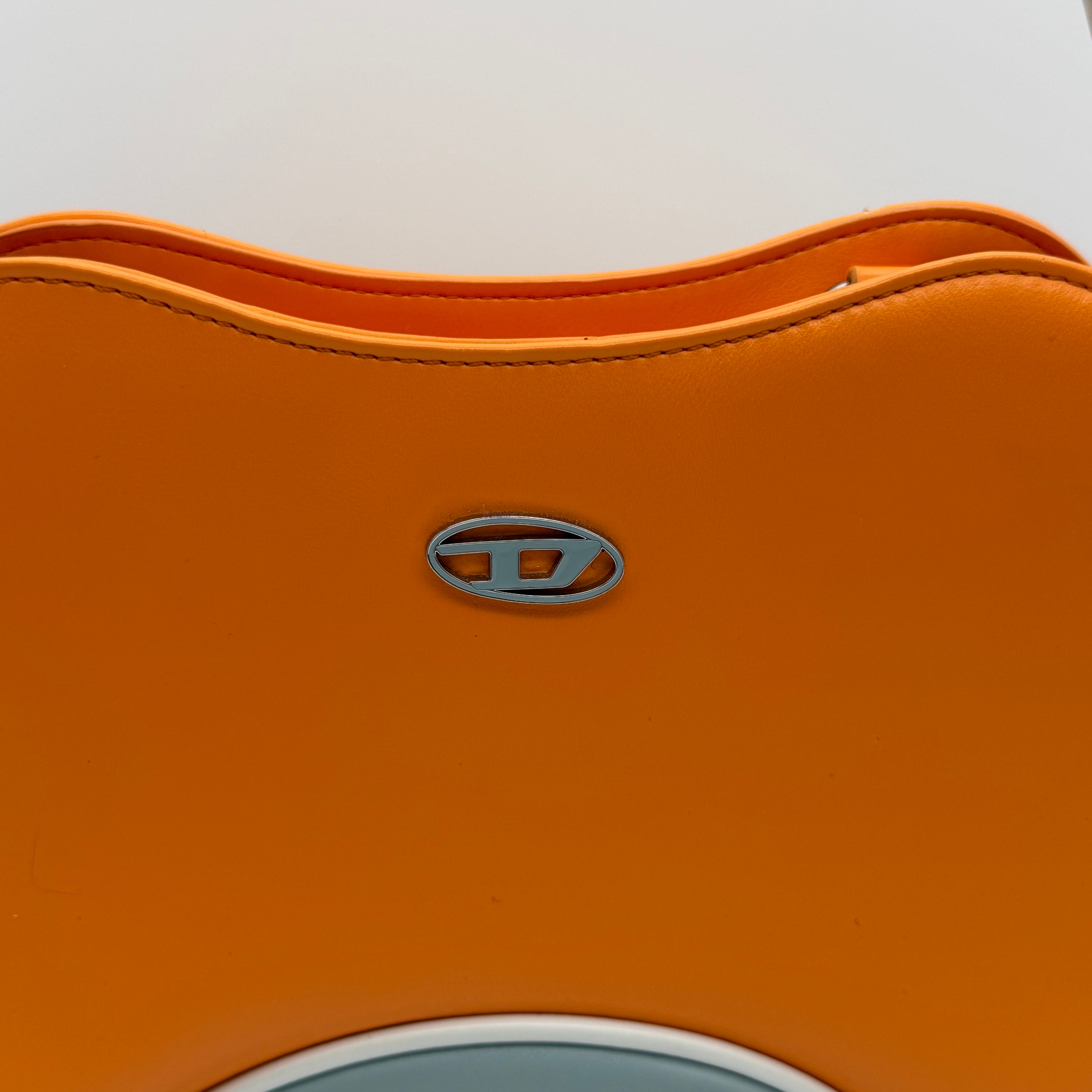 Diesel 2Way Mini Autre Marque Shoulder Bag Orange/Grey