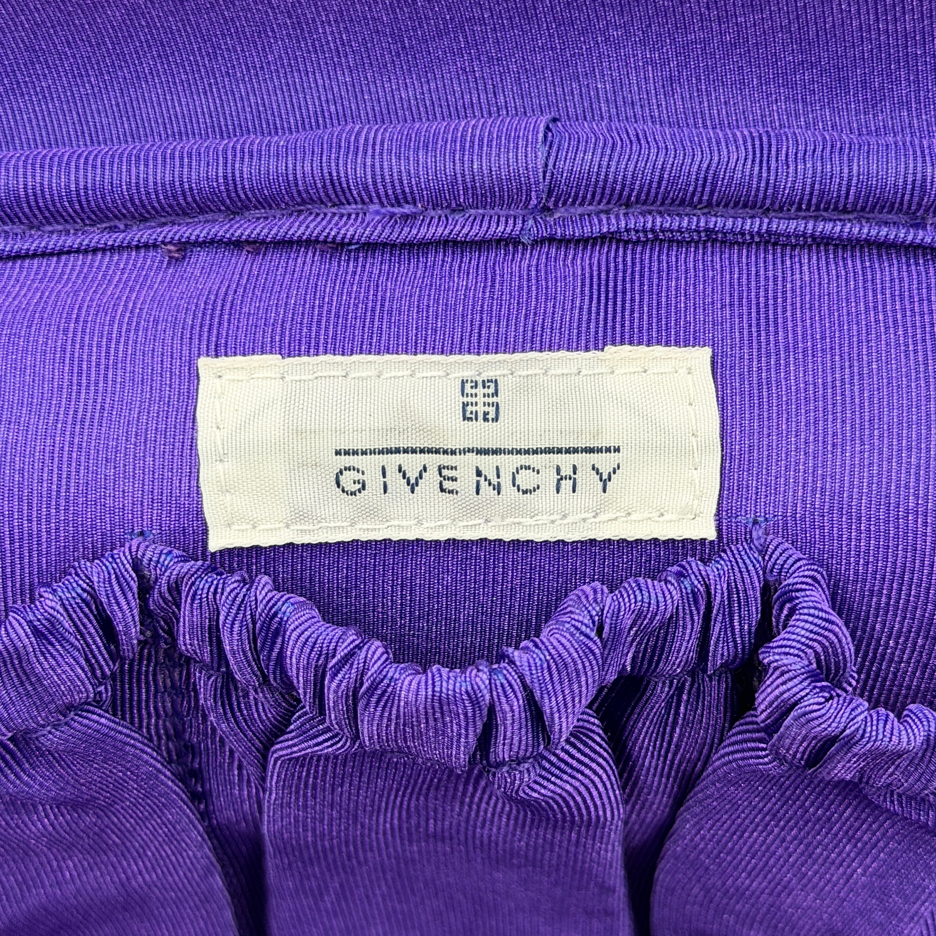 Givenchy Rhinestone Logo Vanity Bag Purple