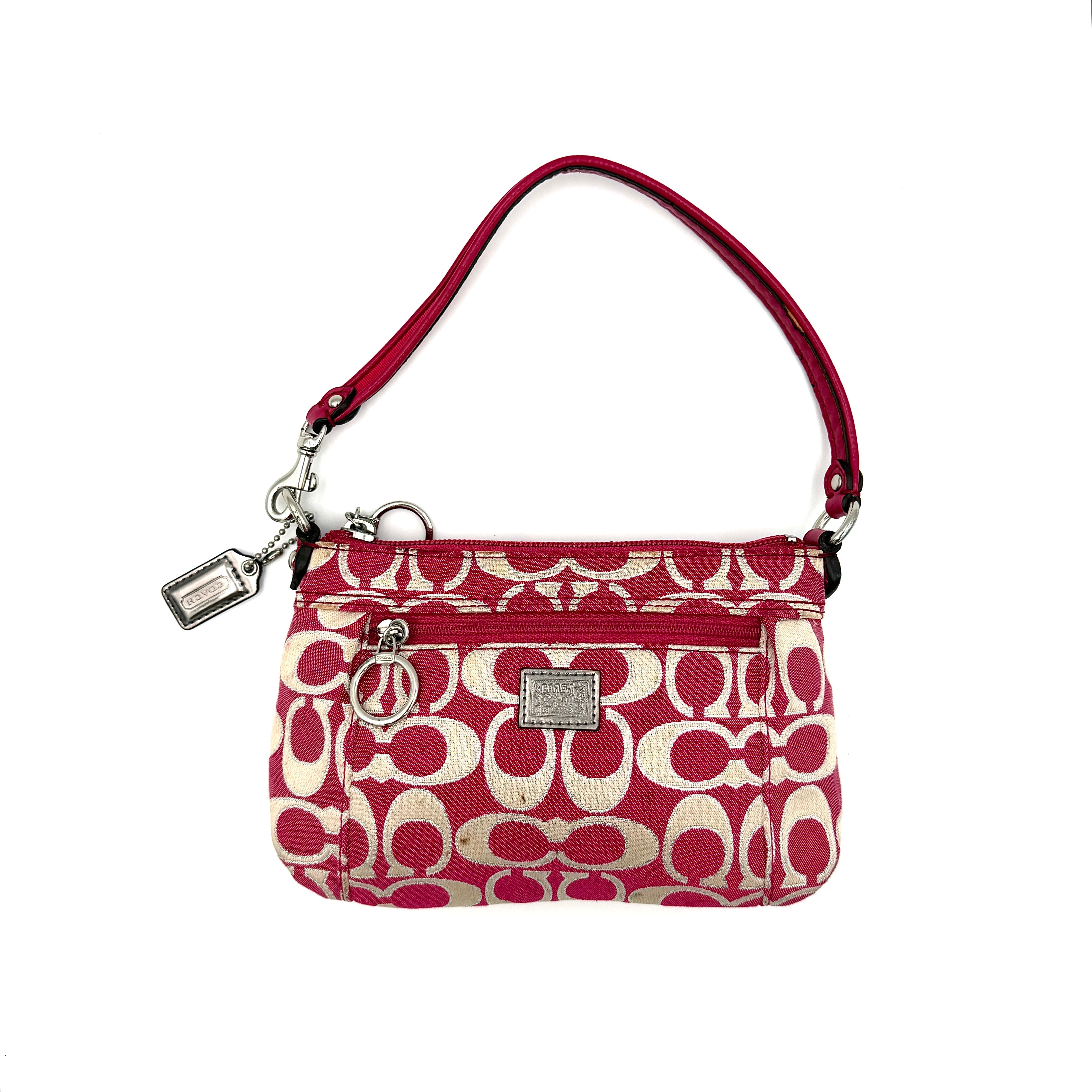 Coach Signature Poppy Shoulder Bag Pink