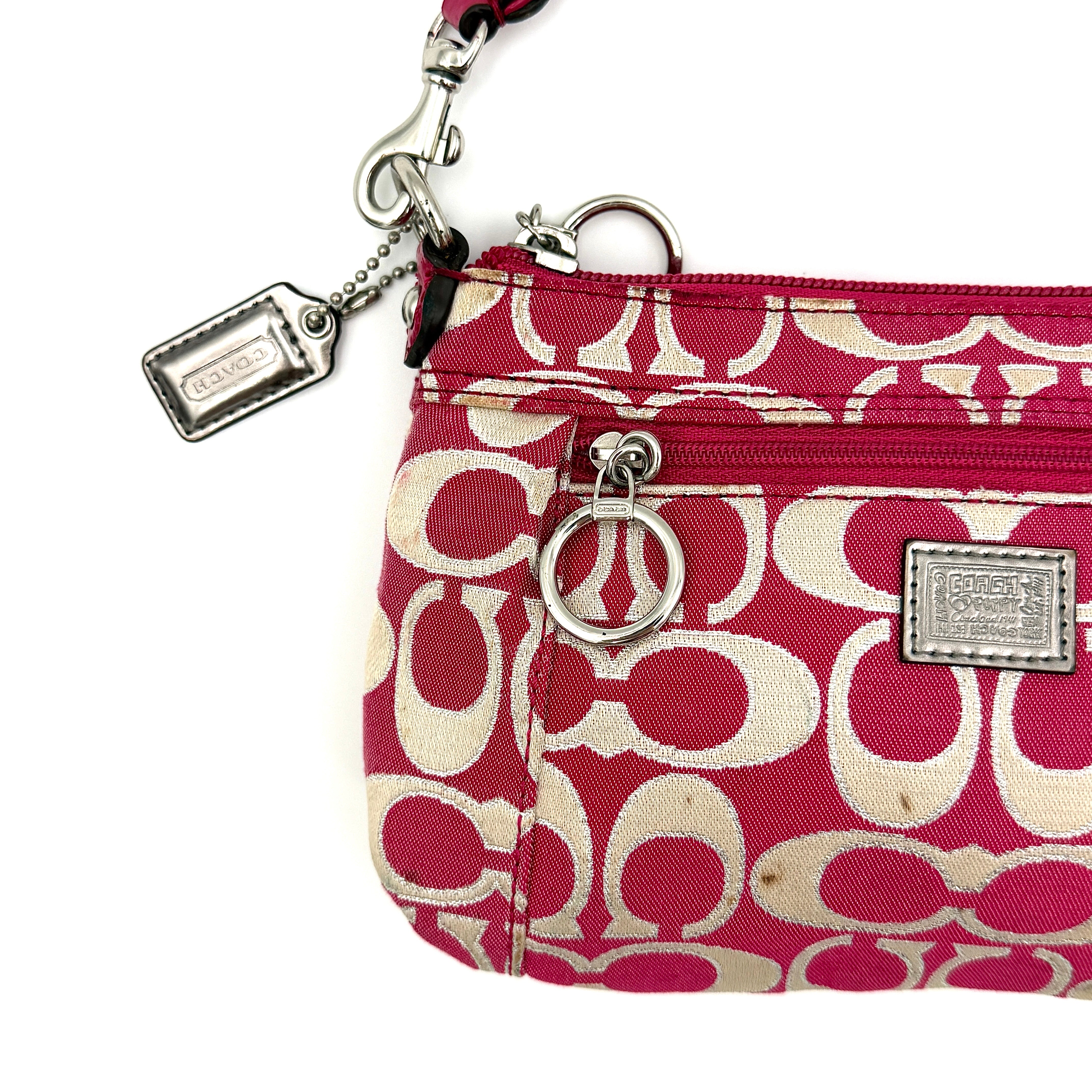 Coach Signature Poppy Shoulder Bag Pink