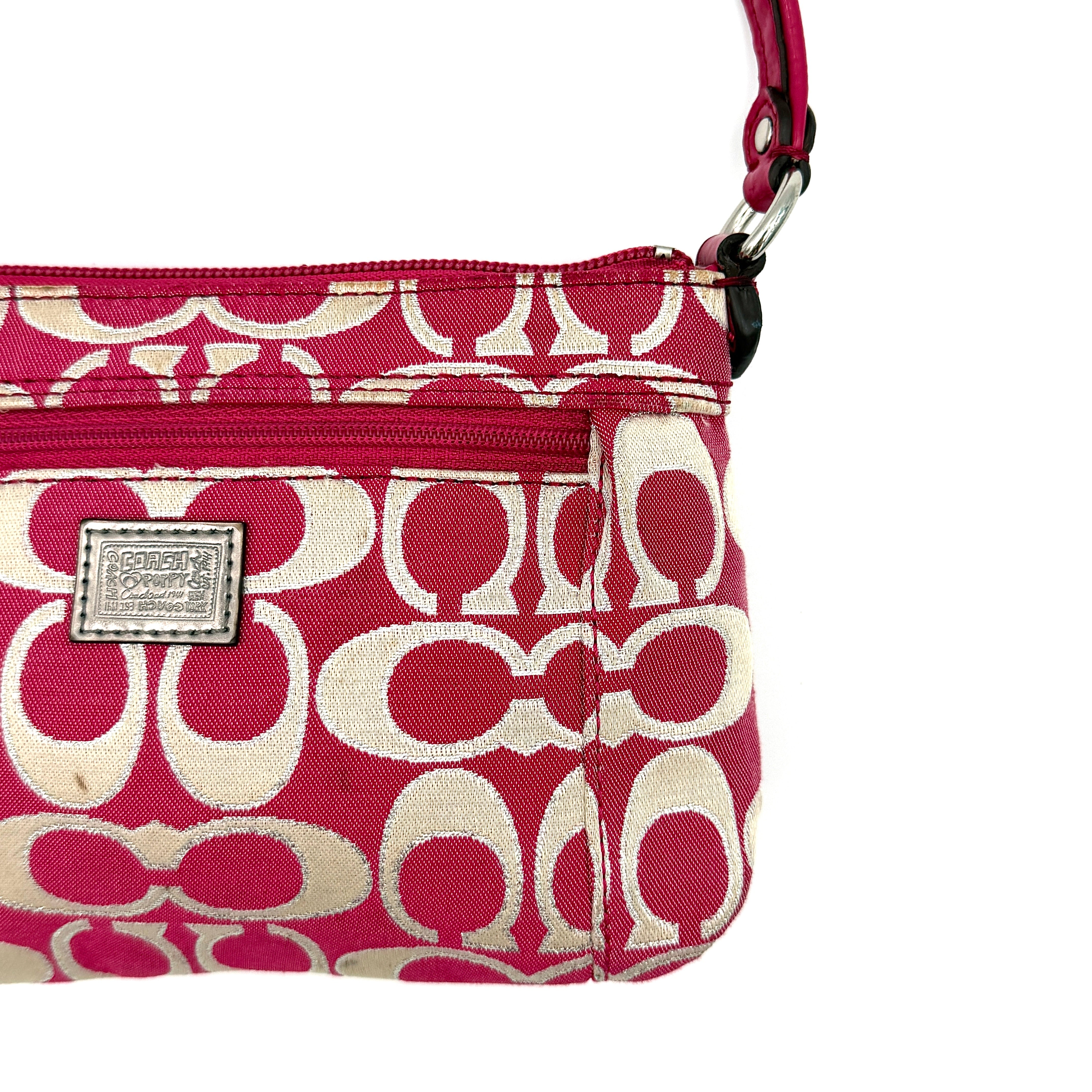 Coach Signature Poppy Shoulder Bag Pink