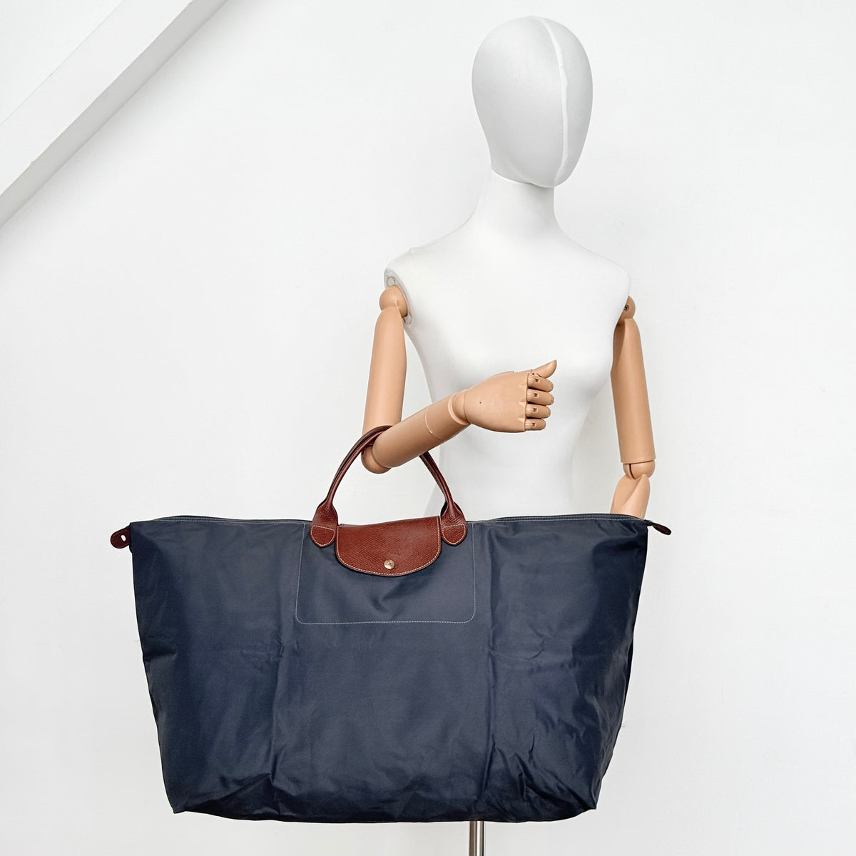 Longchamp Le Pliage Original Travel Bag Brown/Blue