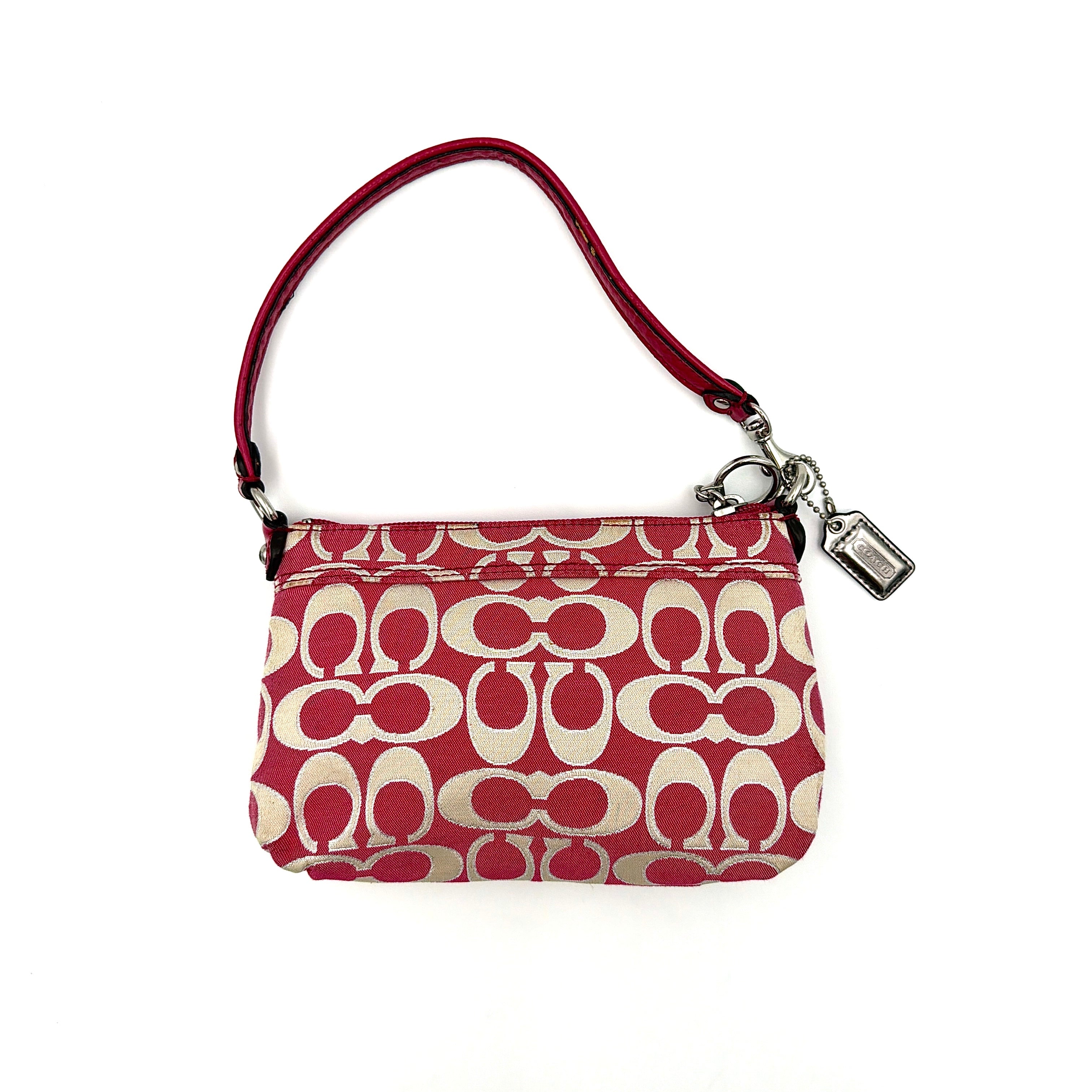 Coach Signature Poppy Shoulder Bag Pink