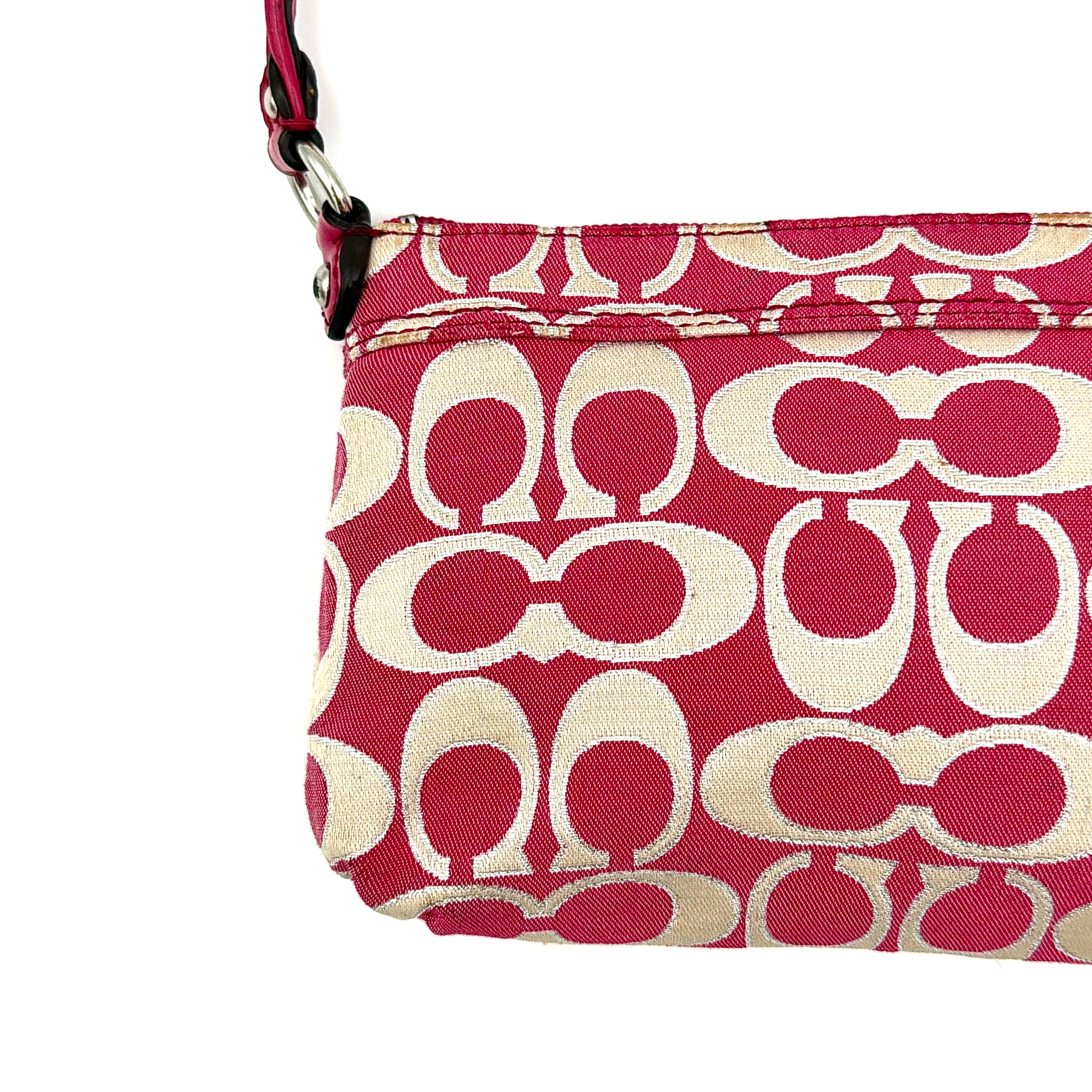 Coach Signature Poppy Shoulder Bag Pink