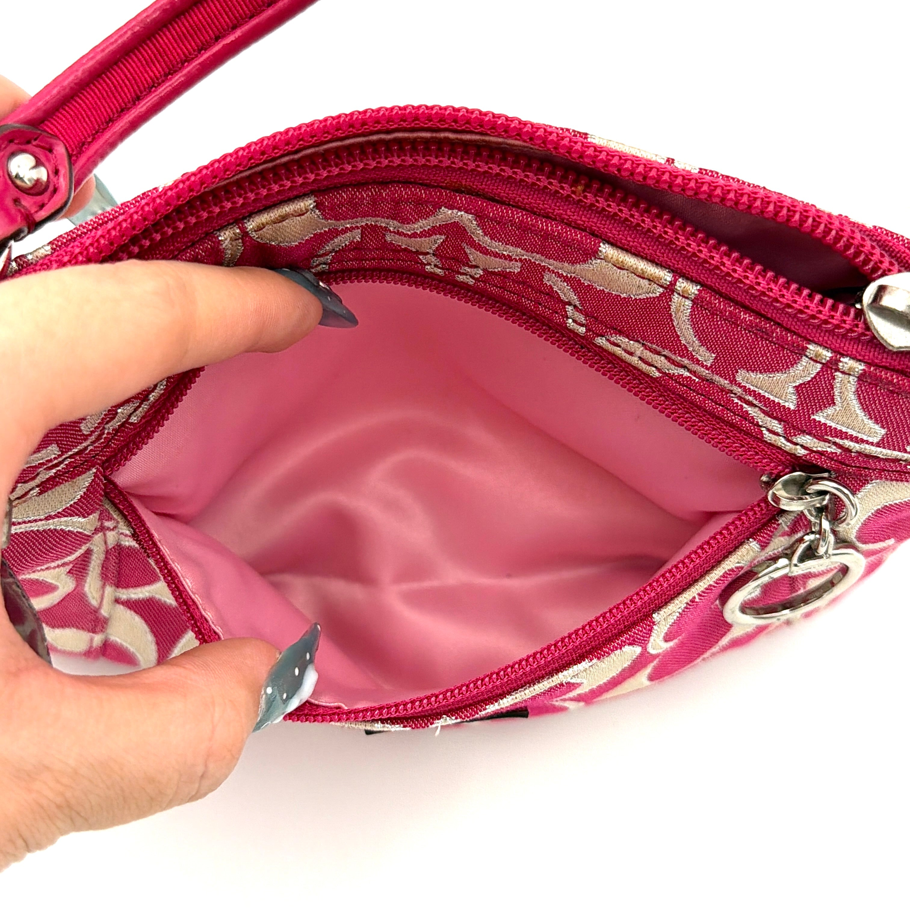 Coach Signature Poppy Shoulder Bag Pink