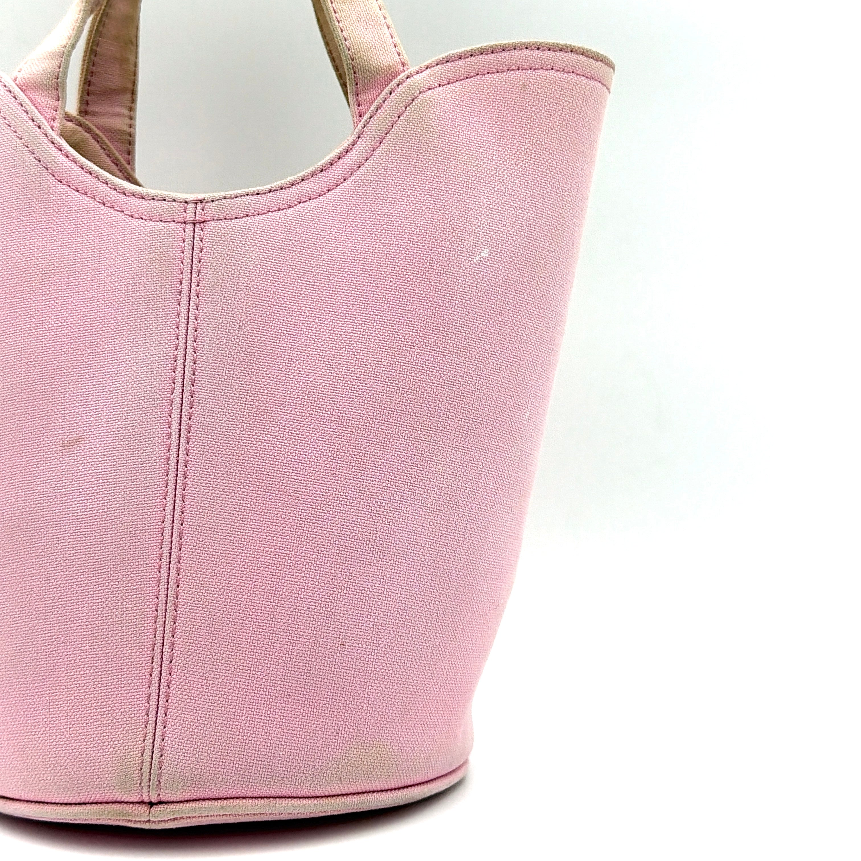 Balenciaga 2Way Wave Bucket Bag Pink