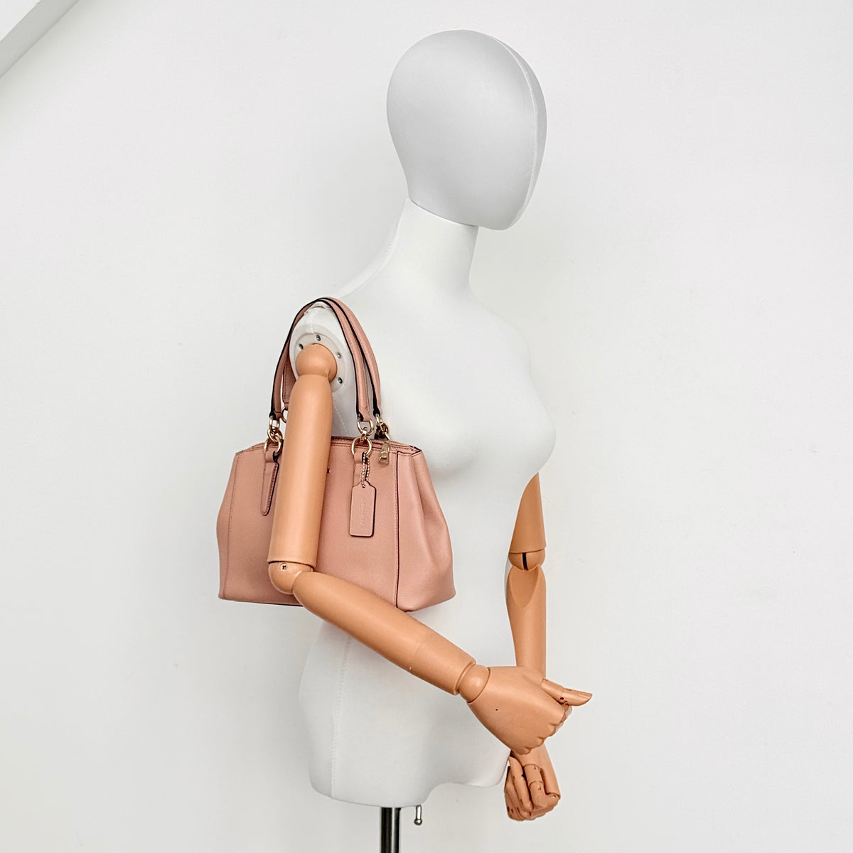 Coach 2Way Christie Carryall Handbag Light Pink