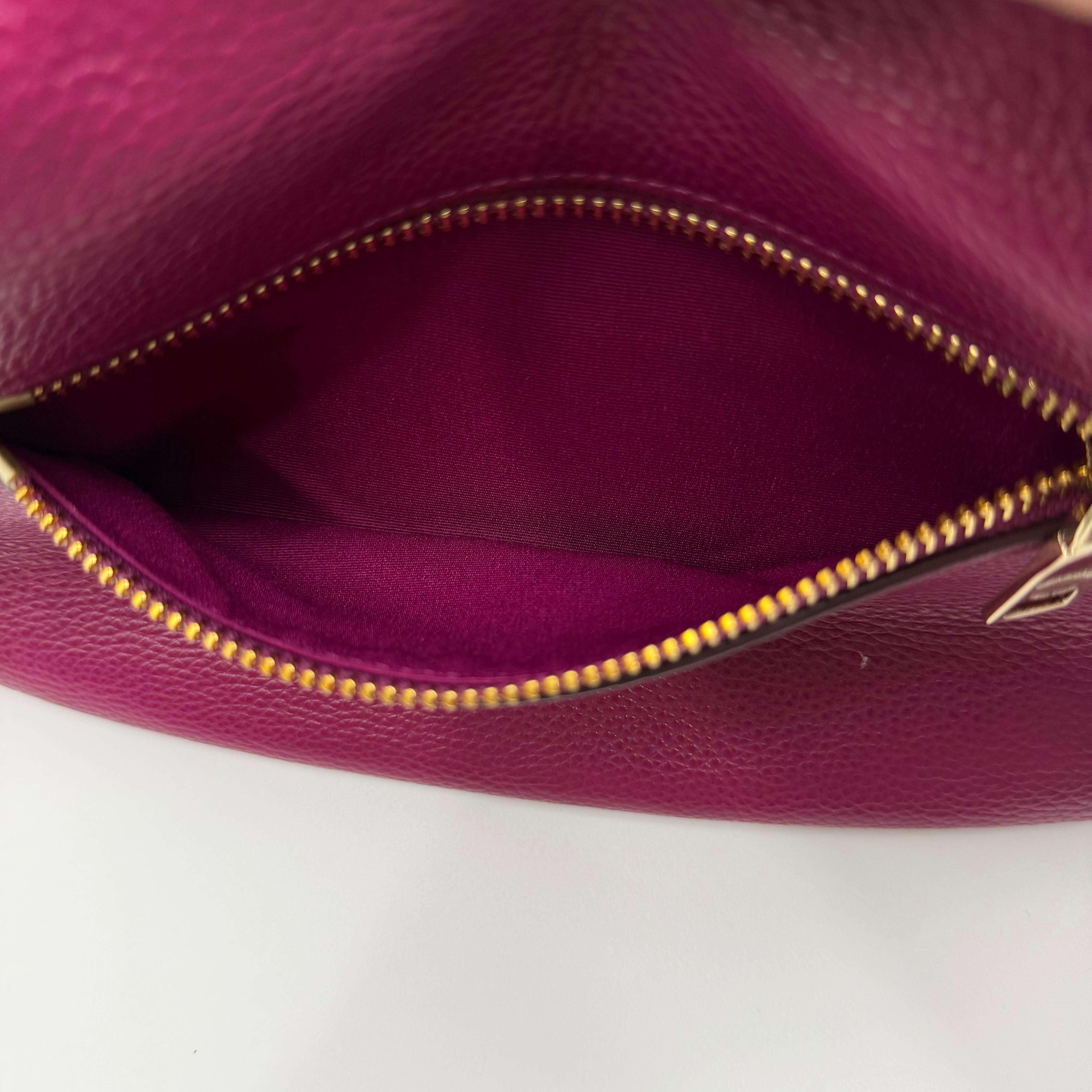 Coach 2Way Leather Hobo Shoulder Bag Pink