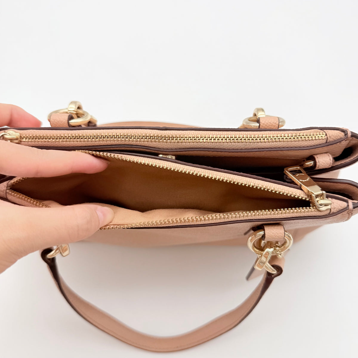 Coach 2Way Christie Carryall Handbag Light Pink