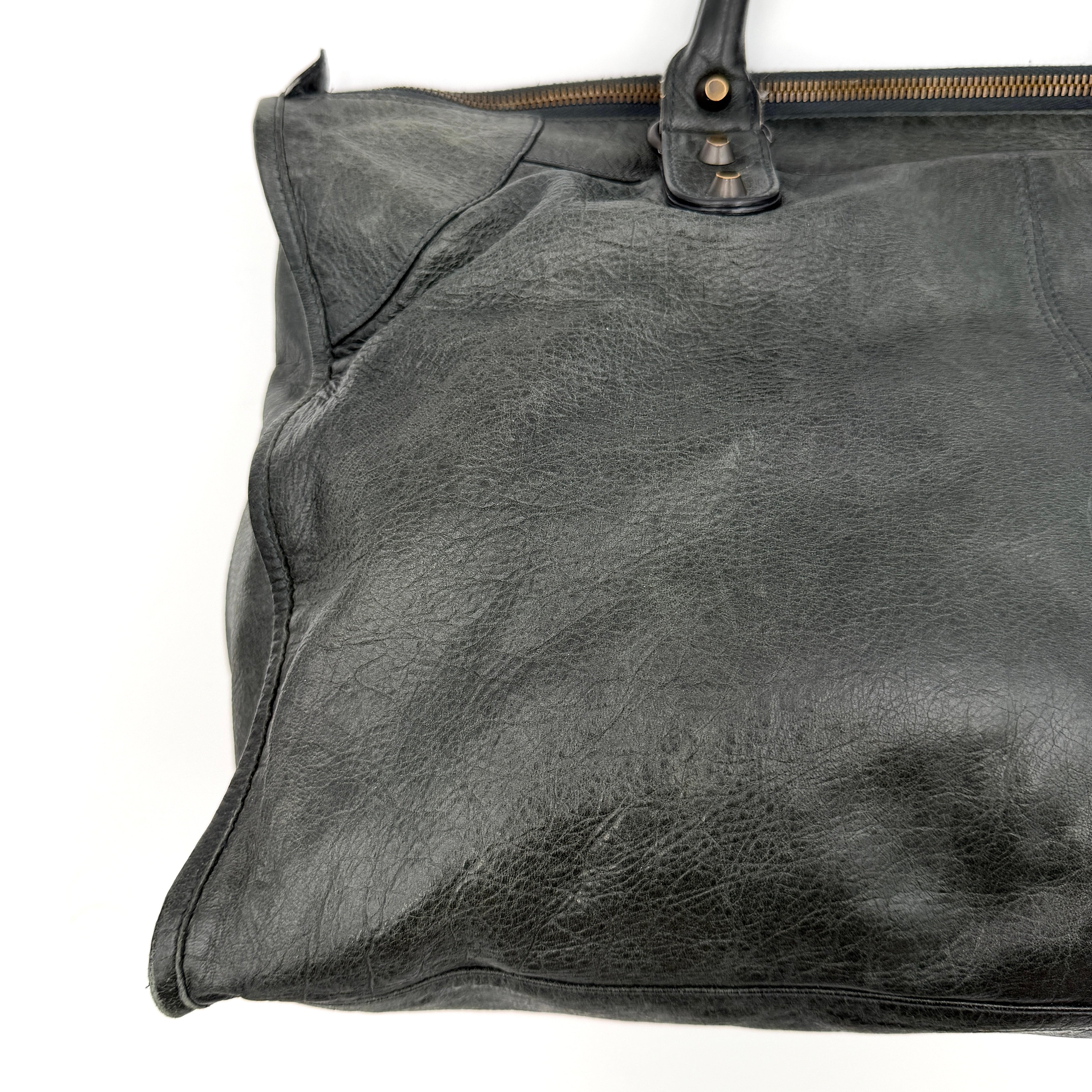 Balenciaga City Shoulder Bag Anthracite Grey