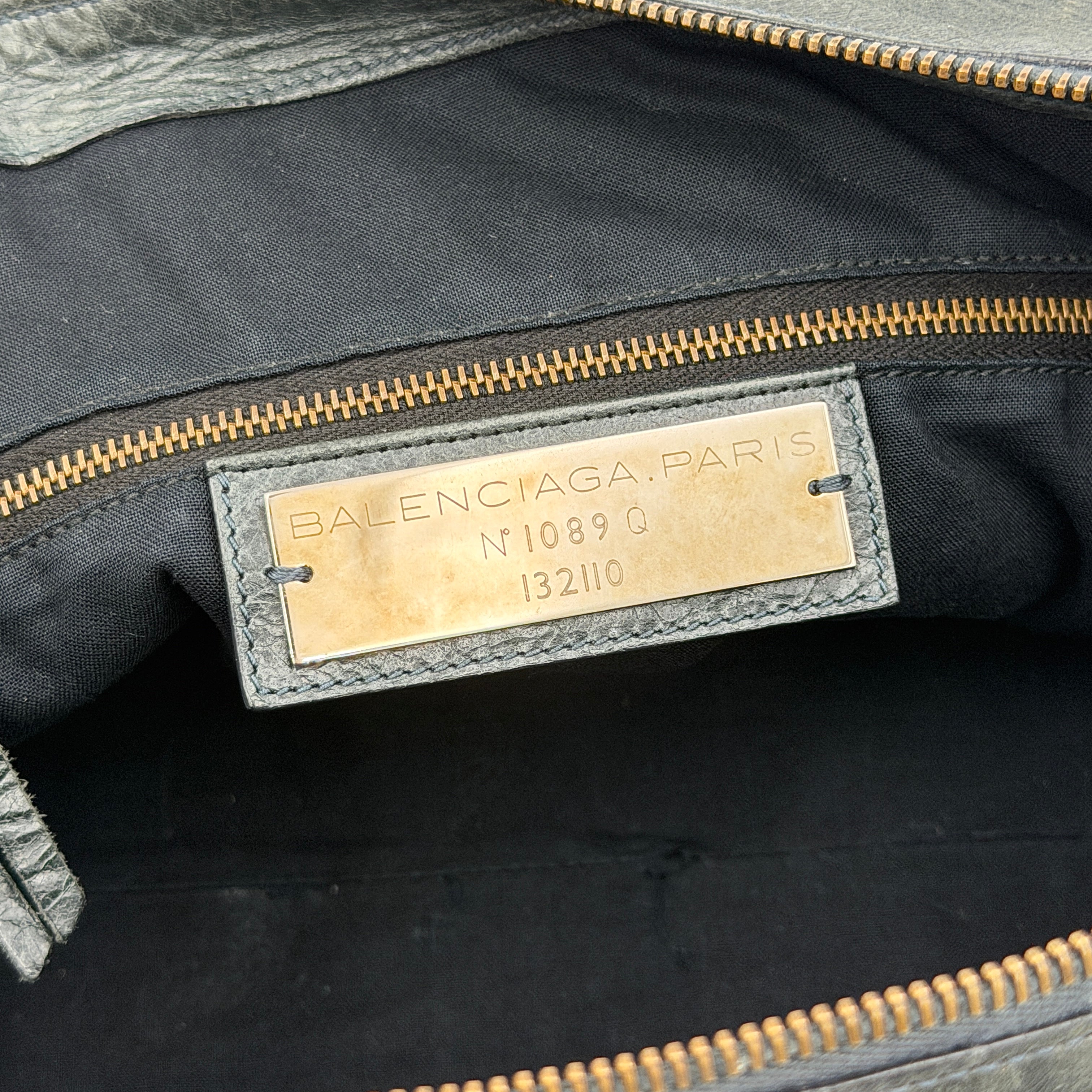 Balenciaga City Shoulder Bag Anthracite Grey