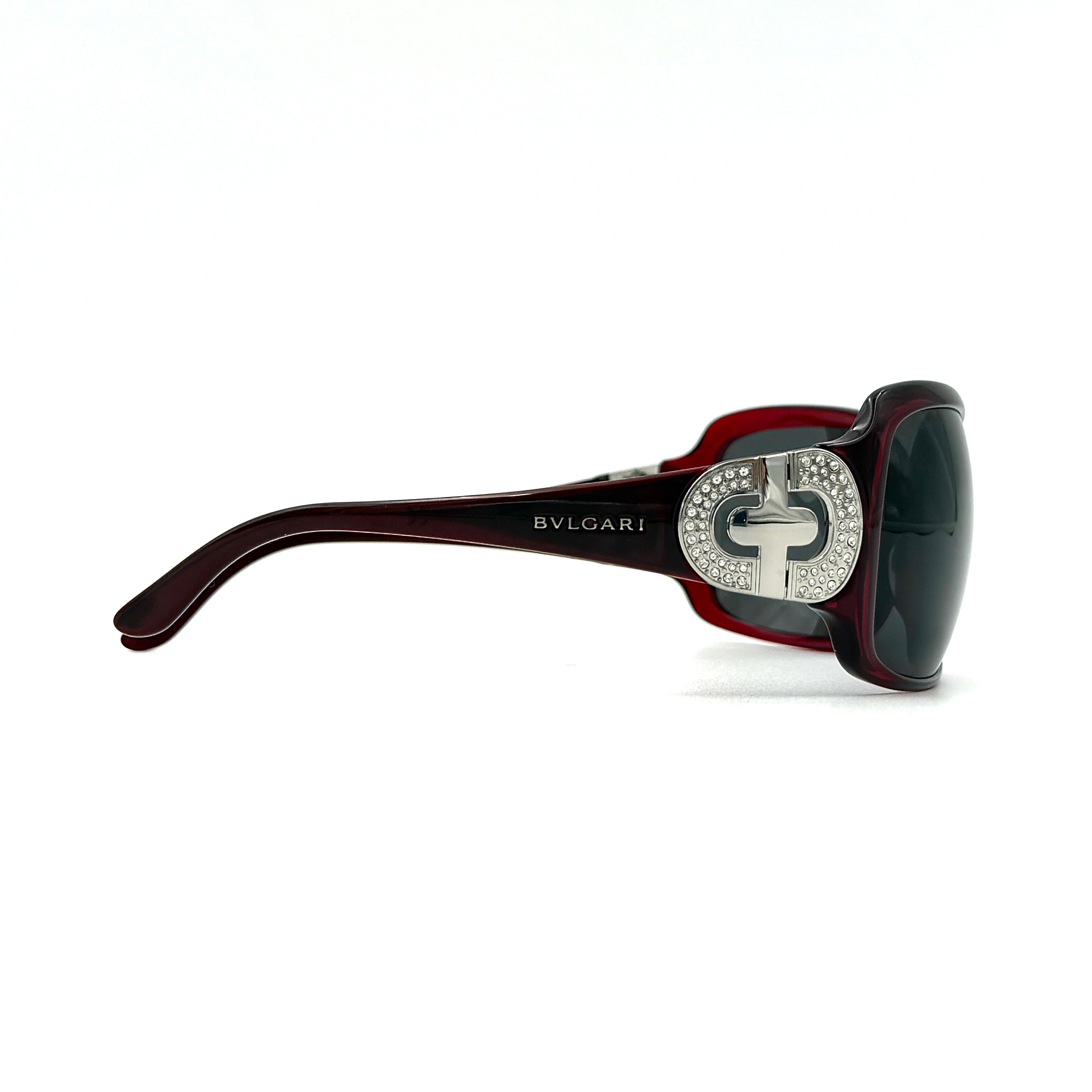Bvlgari 8013-B Sunglasses Maroon