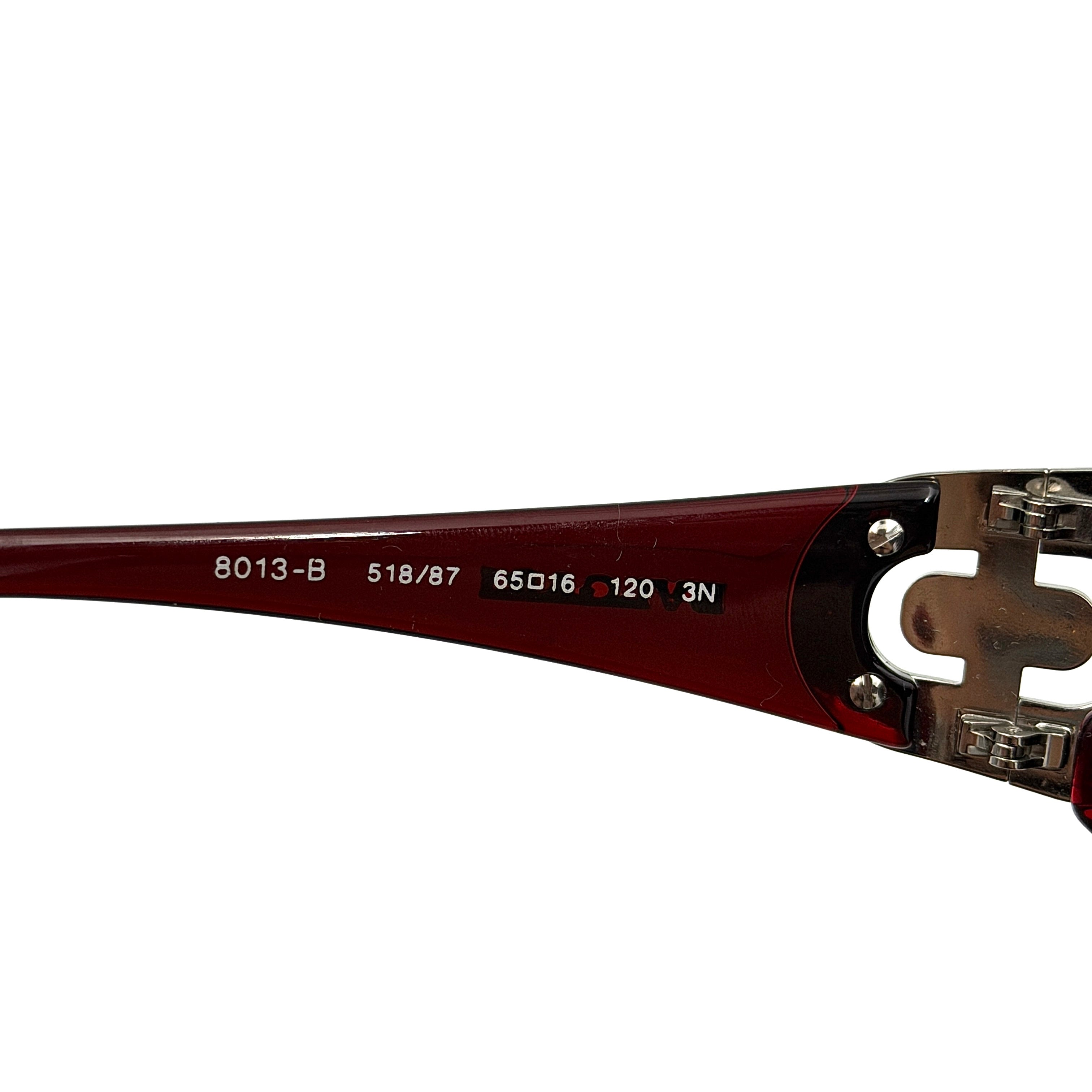 Bvlgari 8013-B Sunglasses Maroon