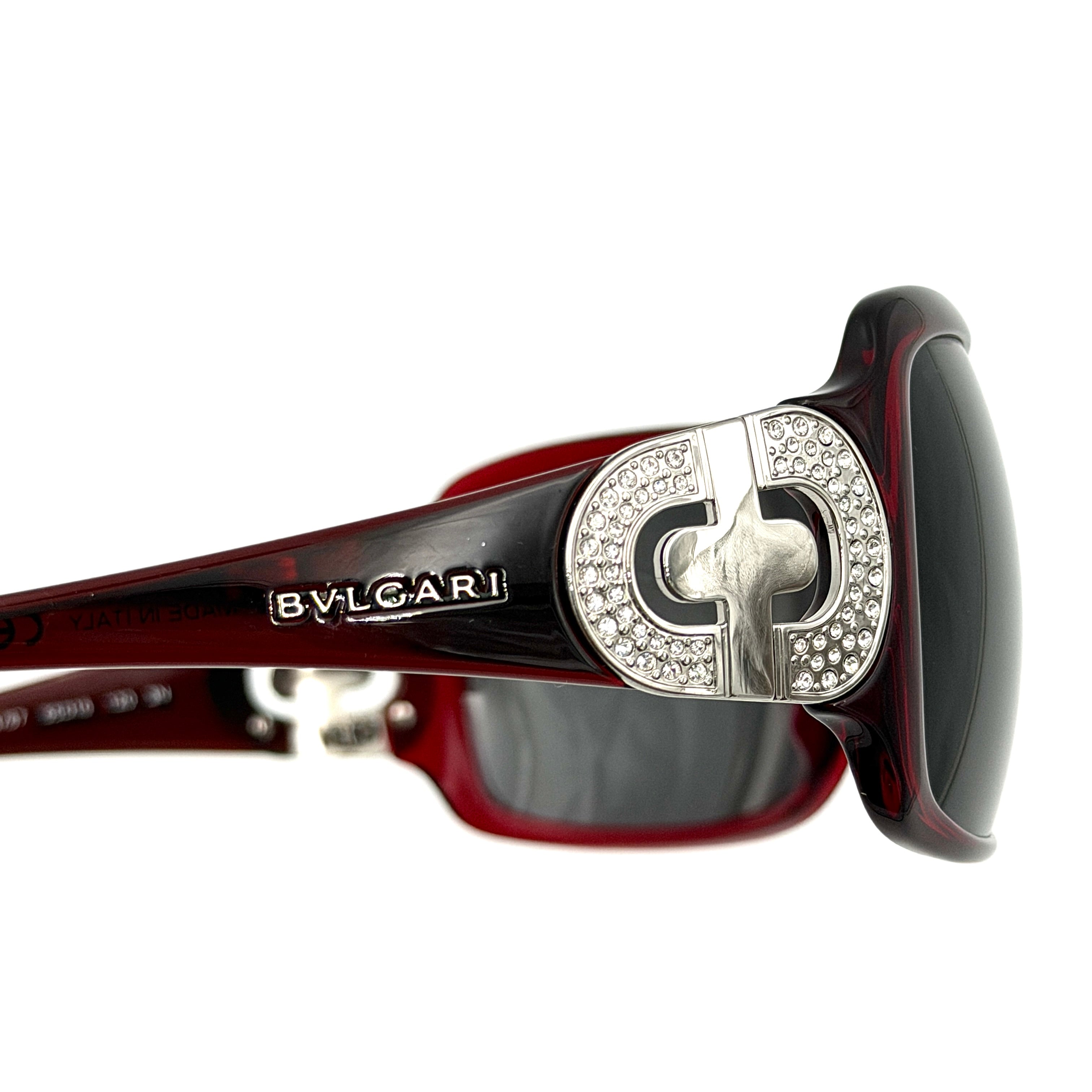 Bvlgari 8013-B Sunglasses Maroon
