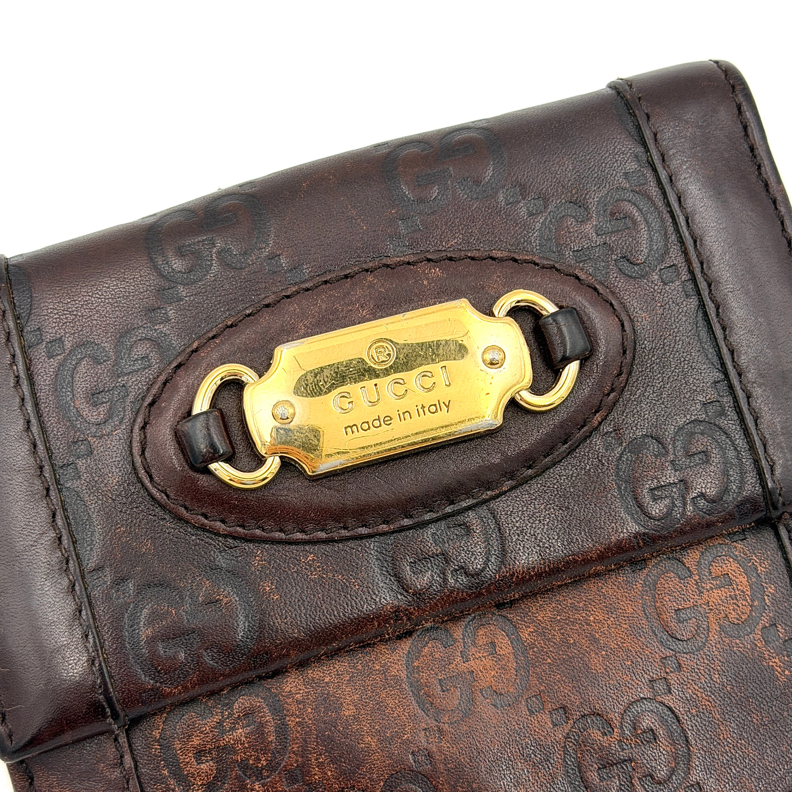 Gucci GG Guccissima Wallet Brown