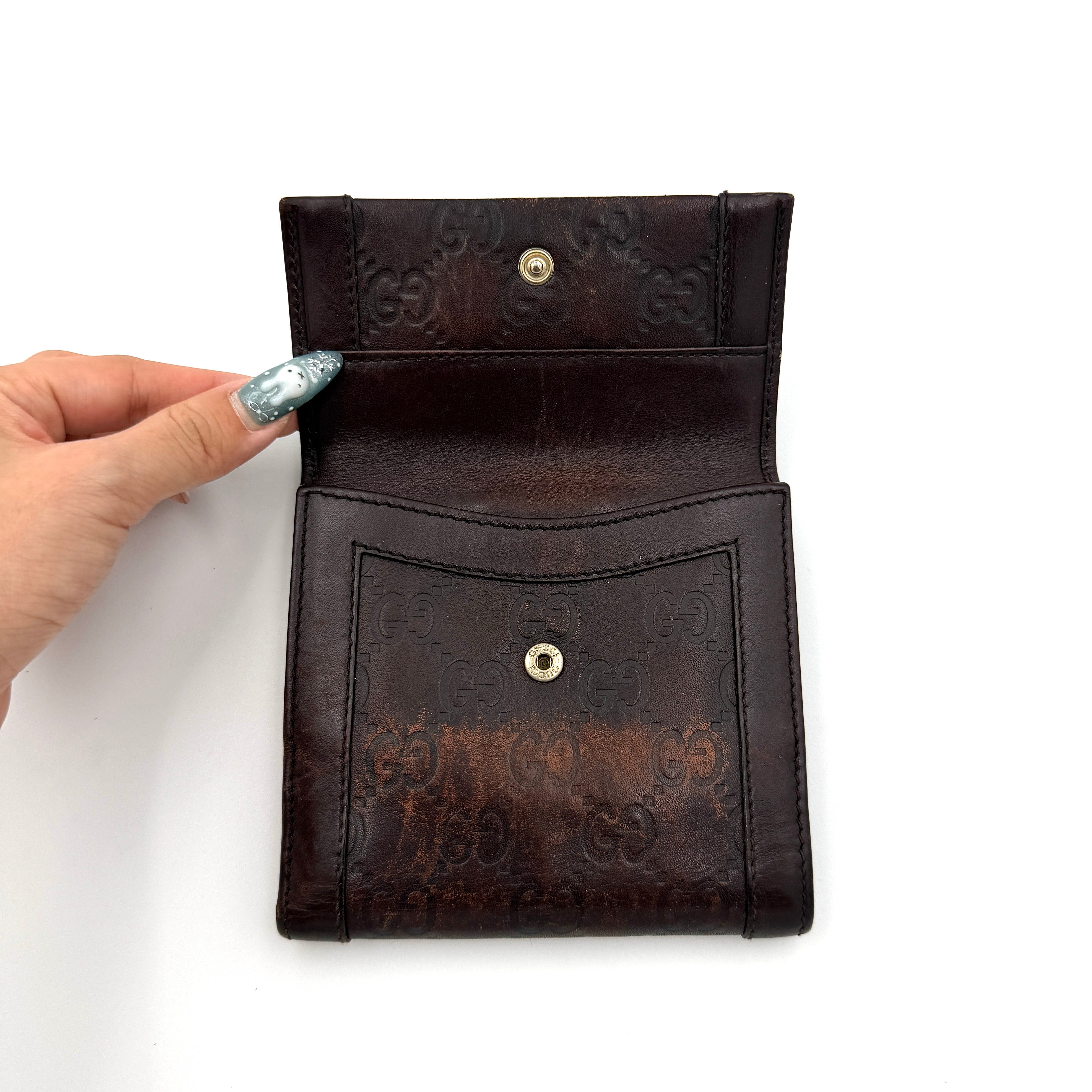 Gucci GG Guccissima Wallet Brown