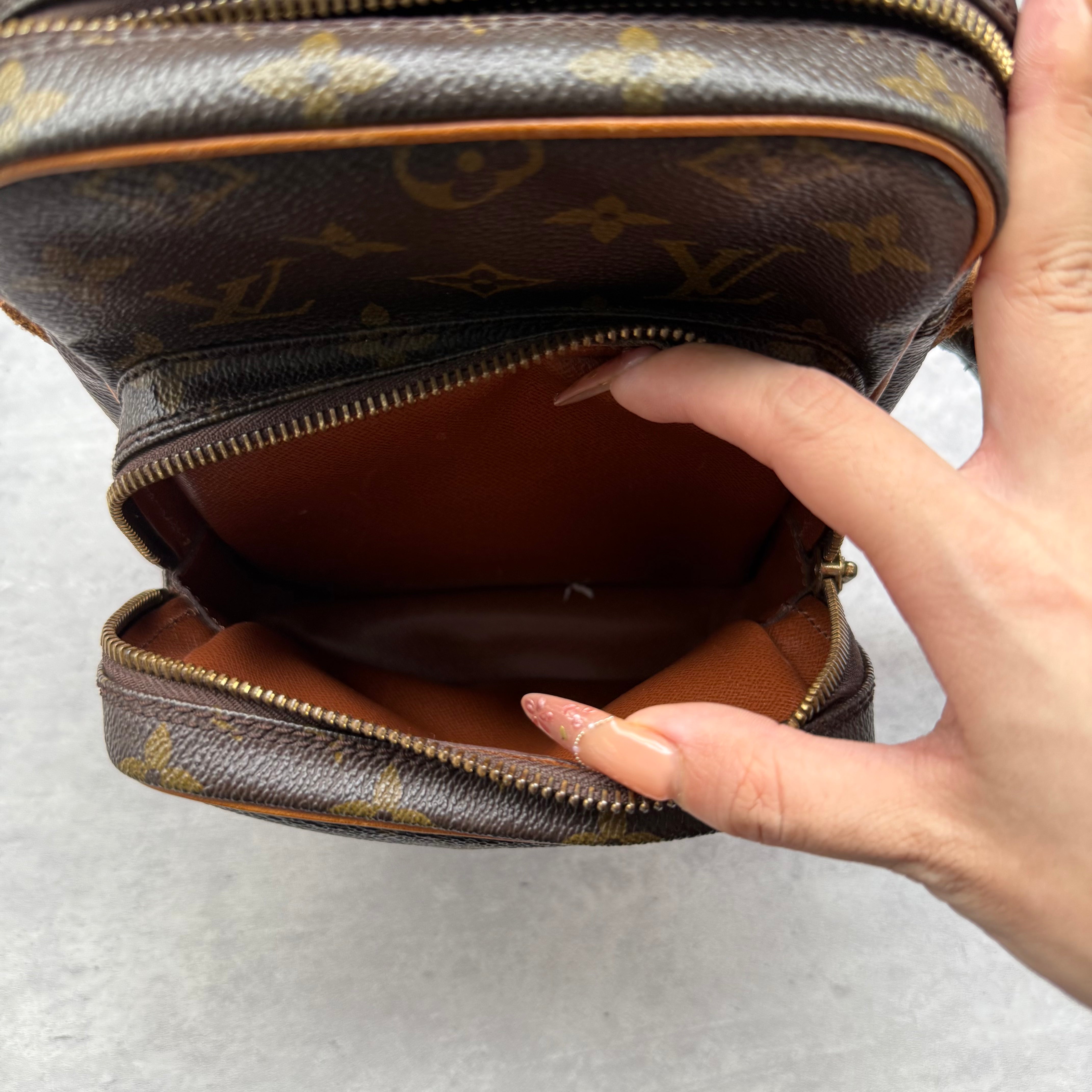 Louis Vuitton Monogram Amazon Crossbody Bag Brown