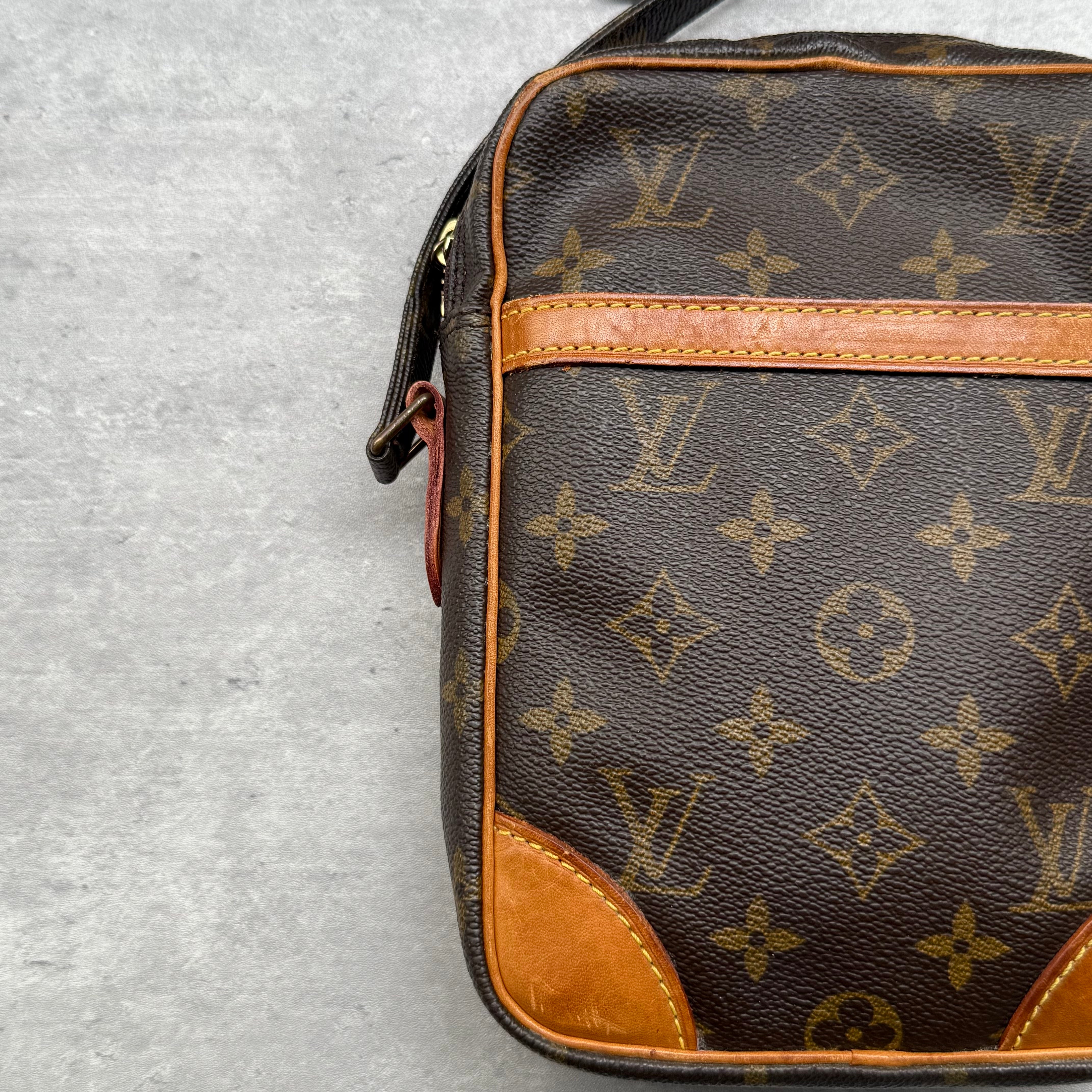 Louis Vuitton Monogram Danube Crossbody Bag Brown