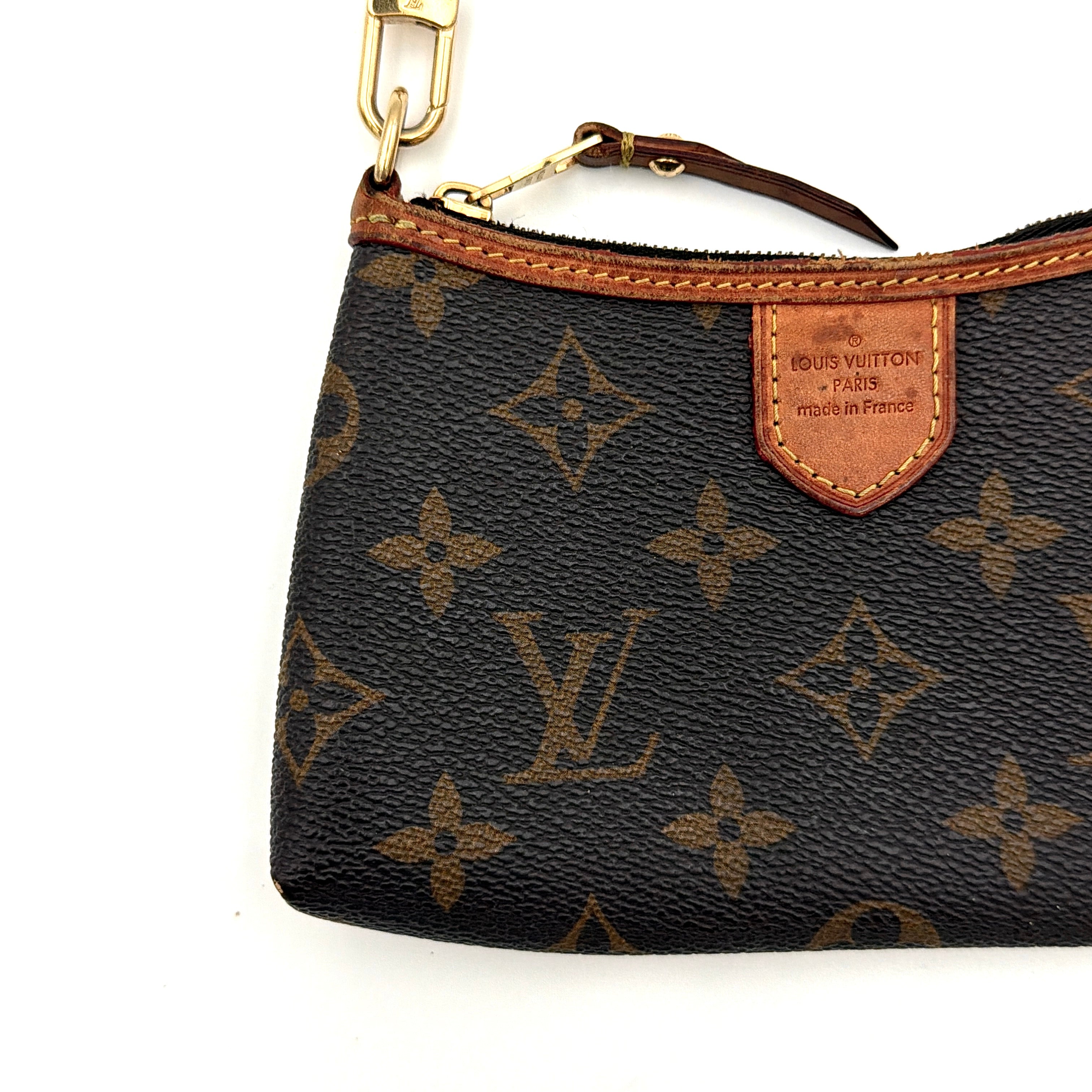 Louis Vuitton Monogram Mini Delightful Pochette Bag Brown