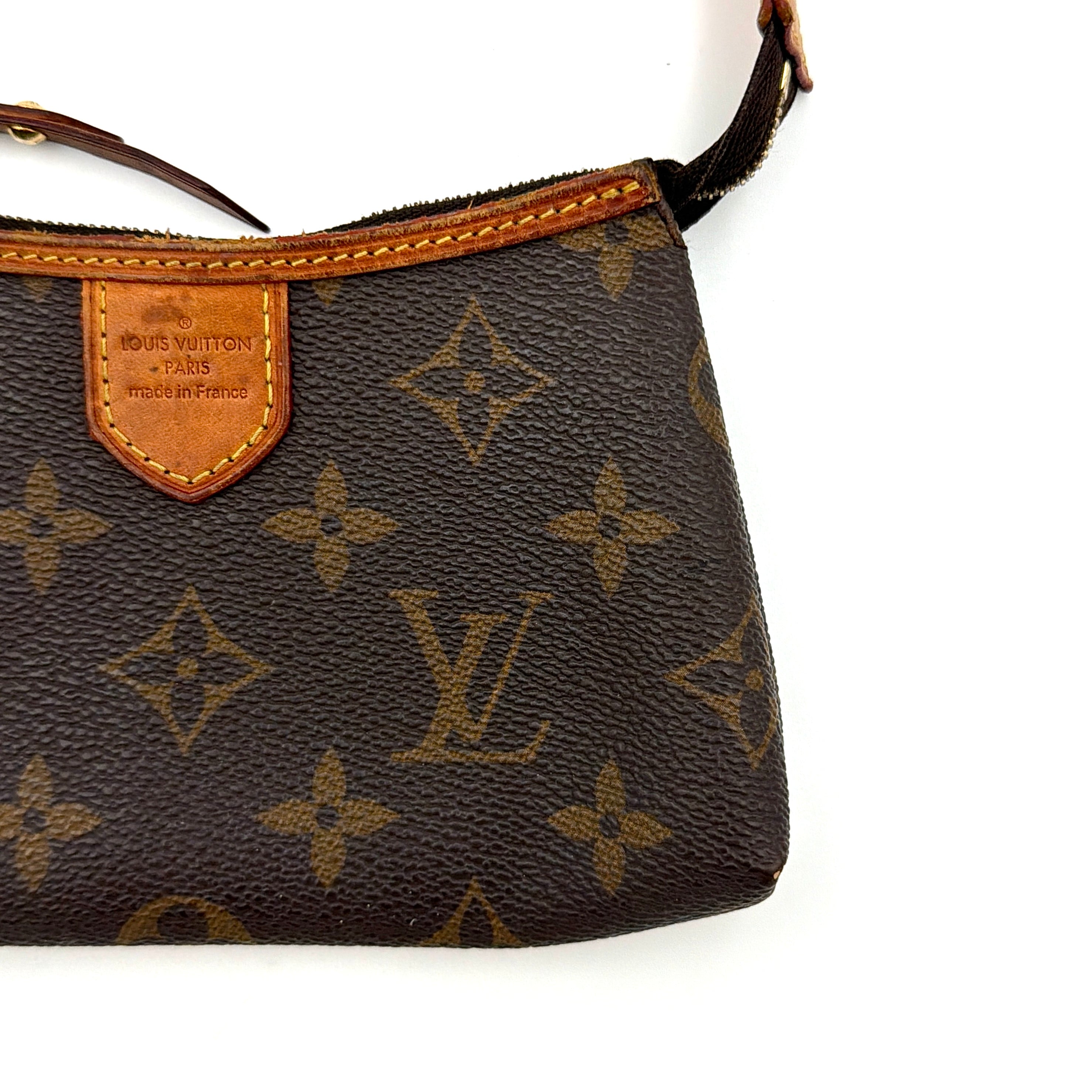 Louis Vuitton Monogram Mini Delightful Pochette Bag Brown