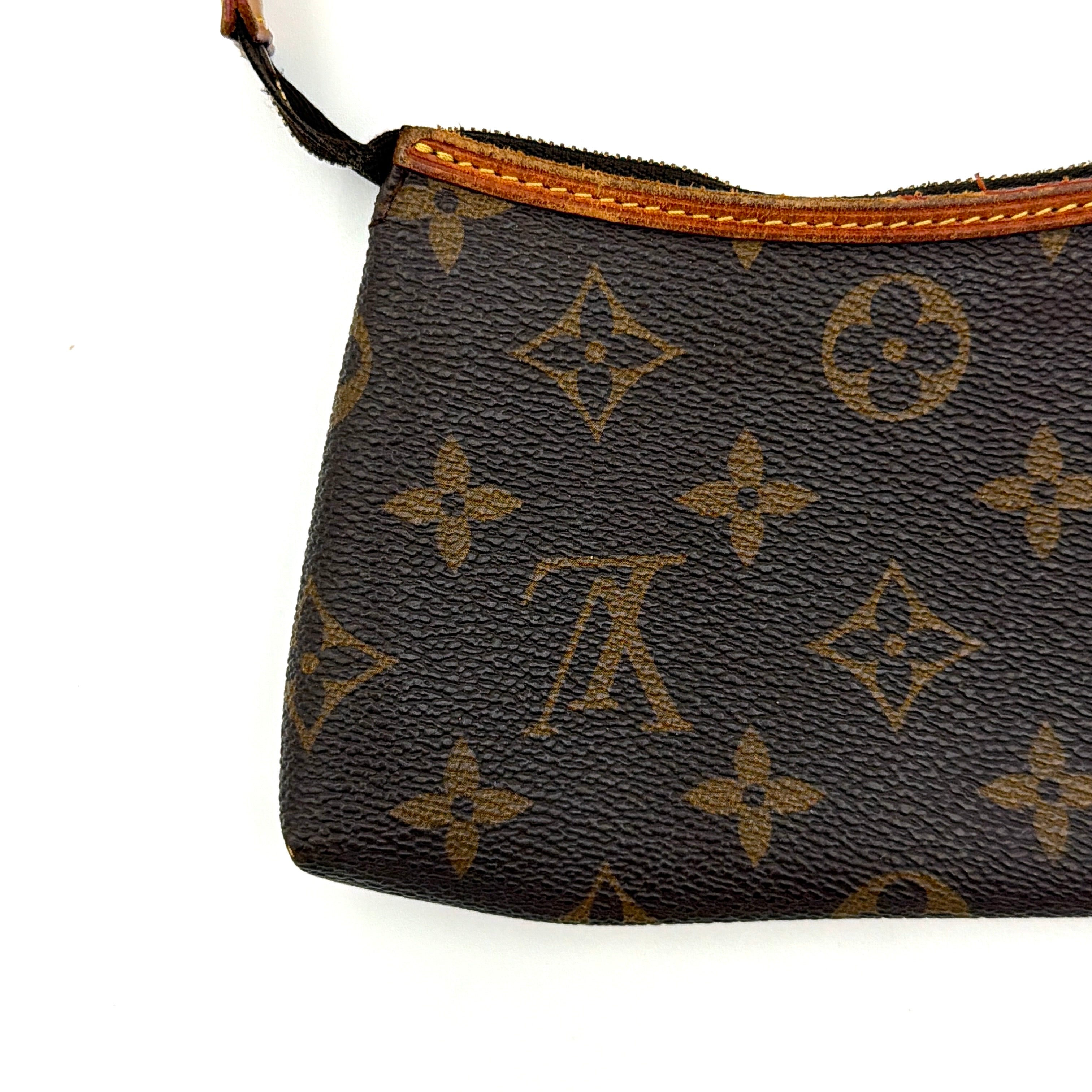 Louis Vuitton Monogram Mini Delightful Pochette Bag Brown