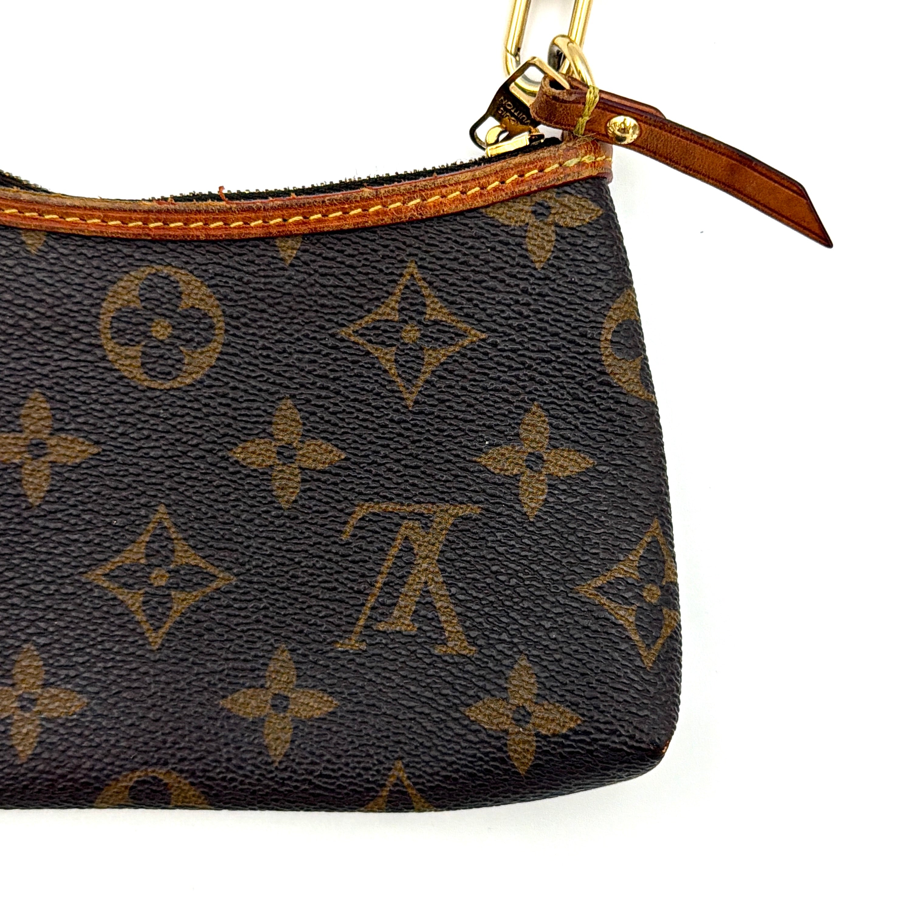 Louis Vuitton Monogram Mini Delightful Pochette Bag Brown