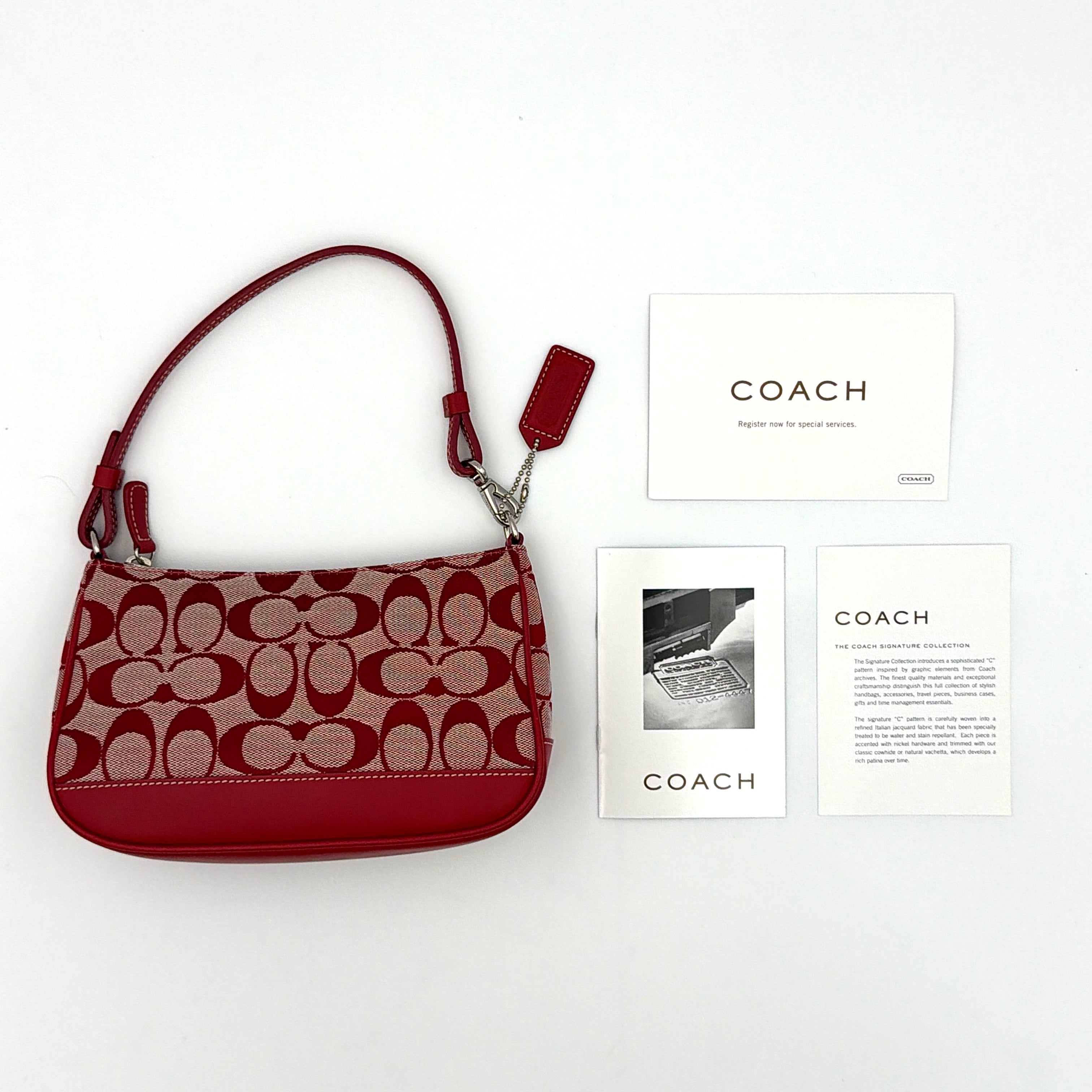 Coach Y2K Demi Shoulder Bag Red