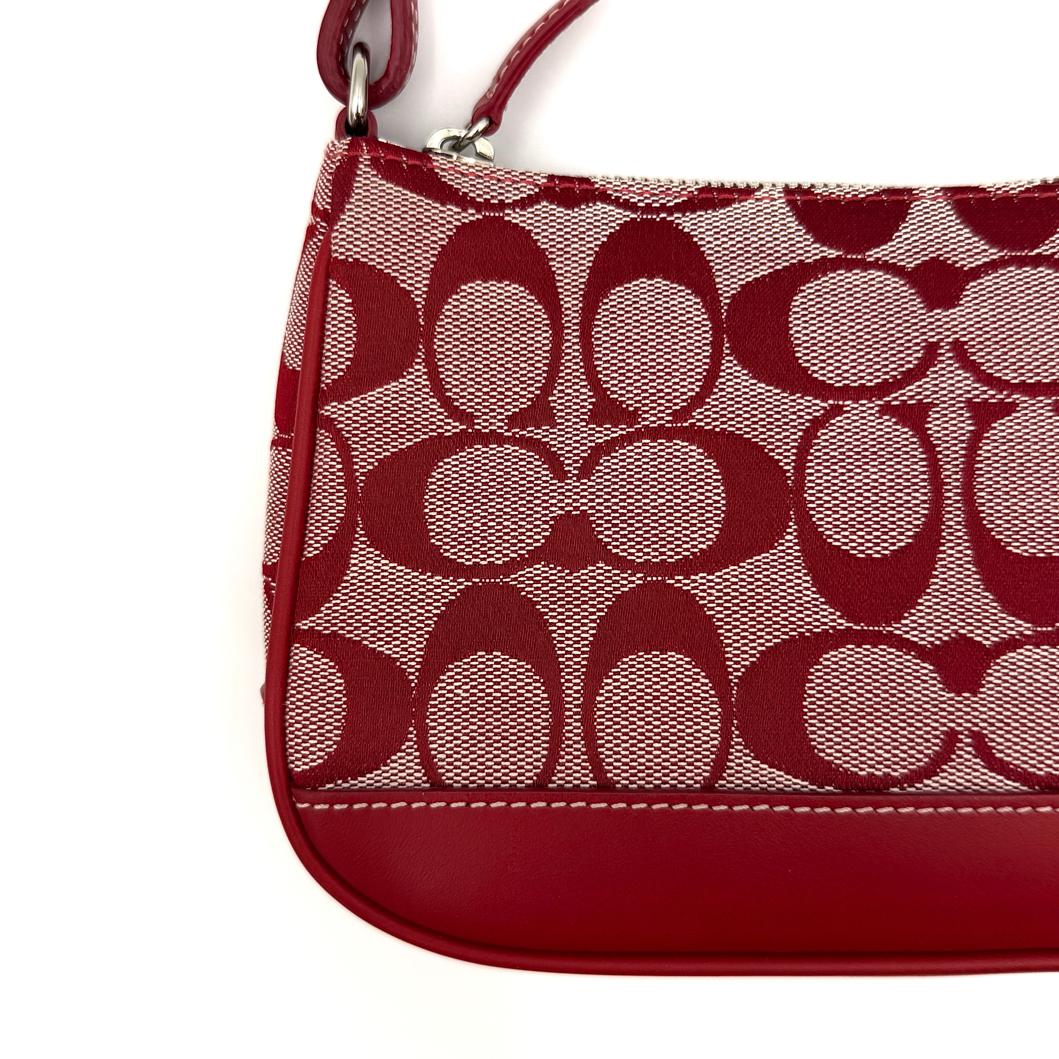 Coach Y2K Demi Shoulder Bag Red