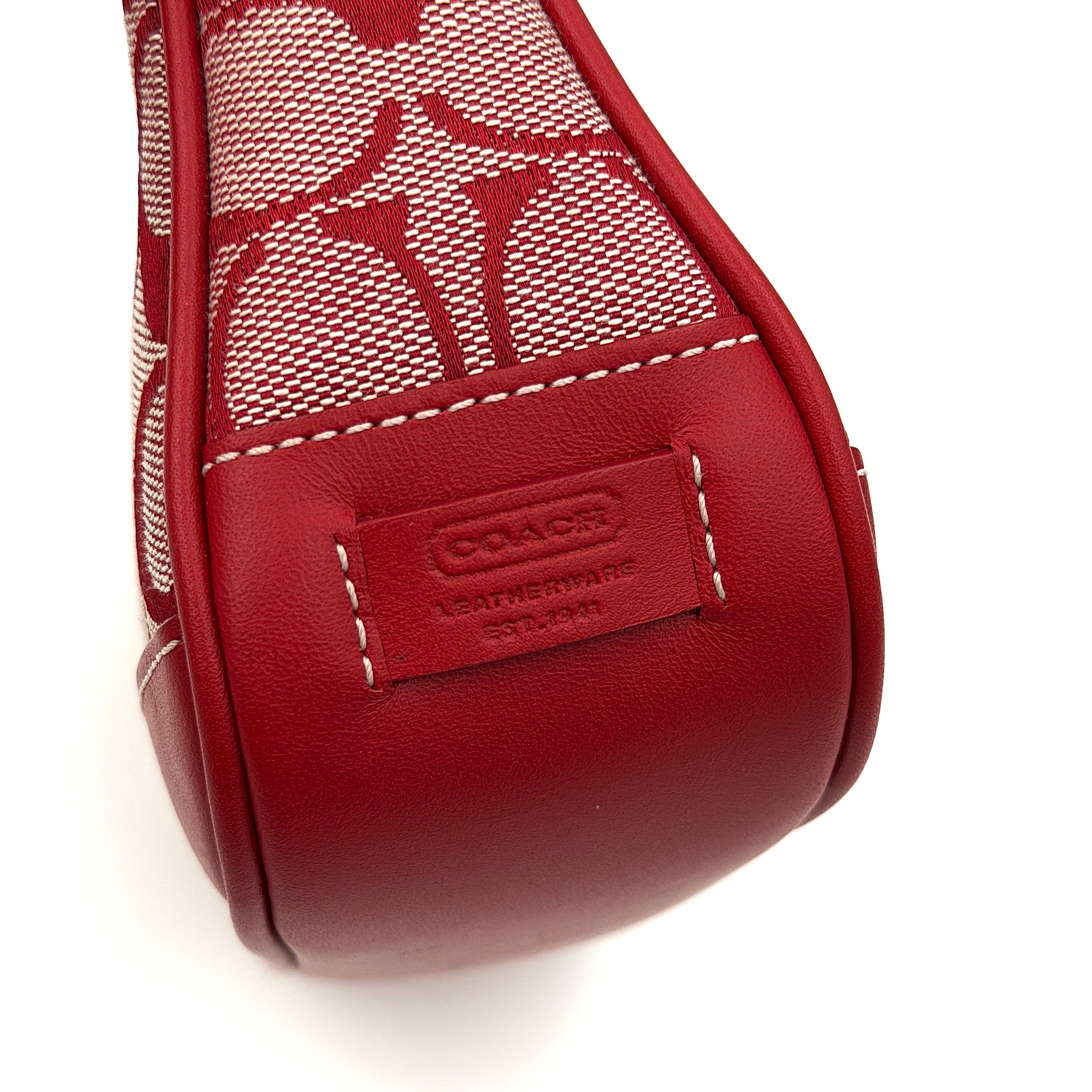 Coach Y2K Demi Shoulder Bag Red