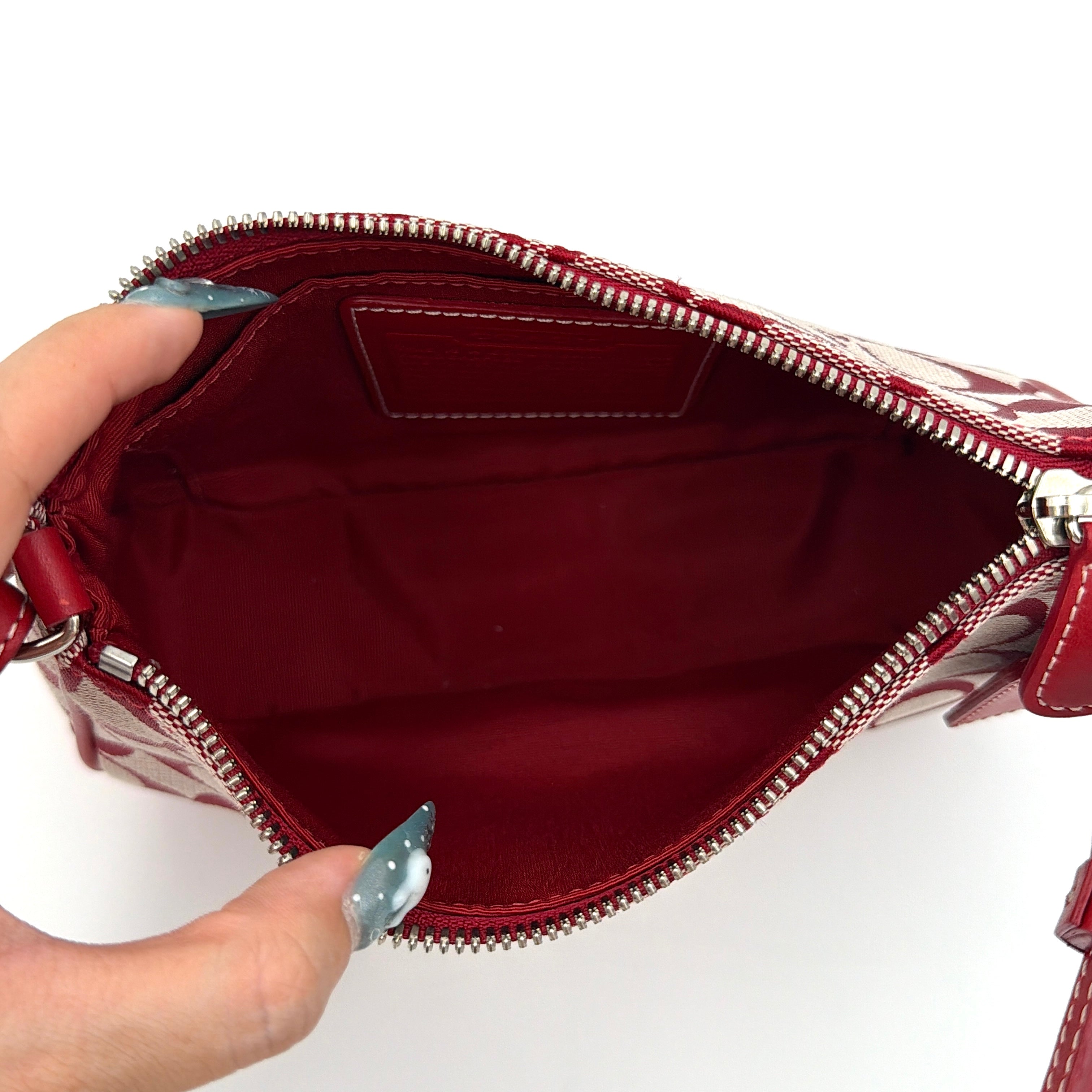 Coach Y2K Demi Shoulder Bag Red