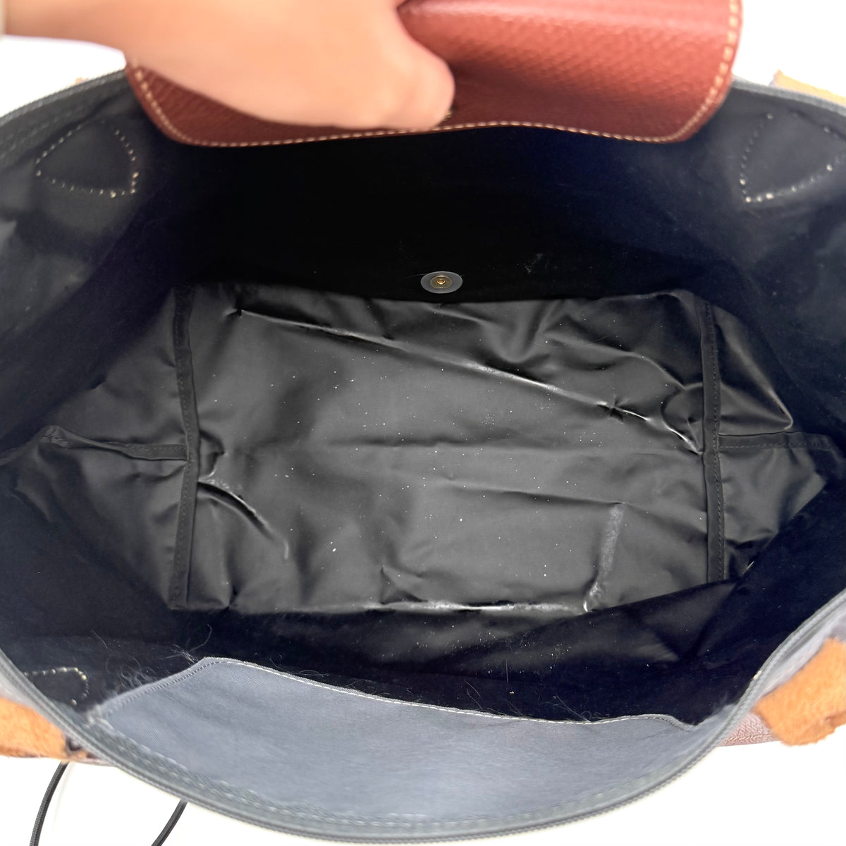 Longchamp Le Pliage Original Tote Bag Grey