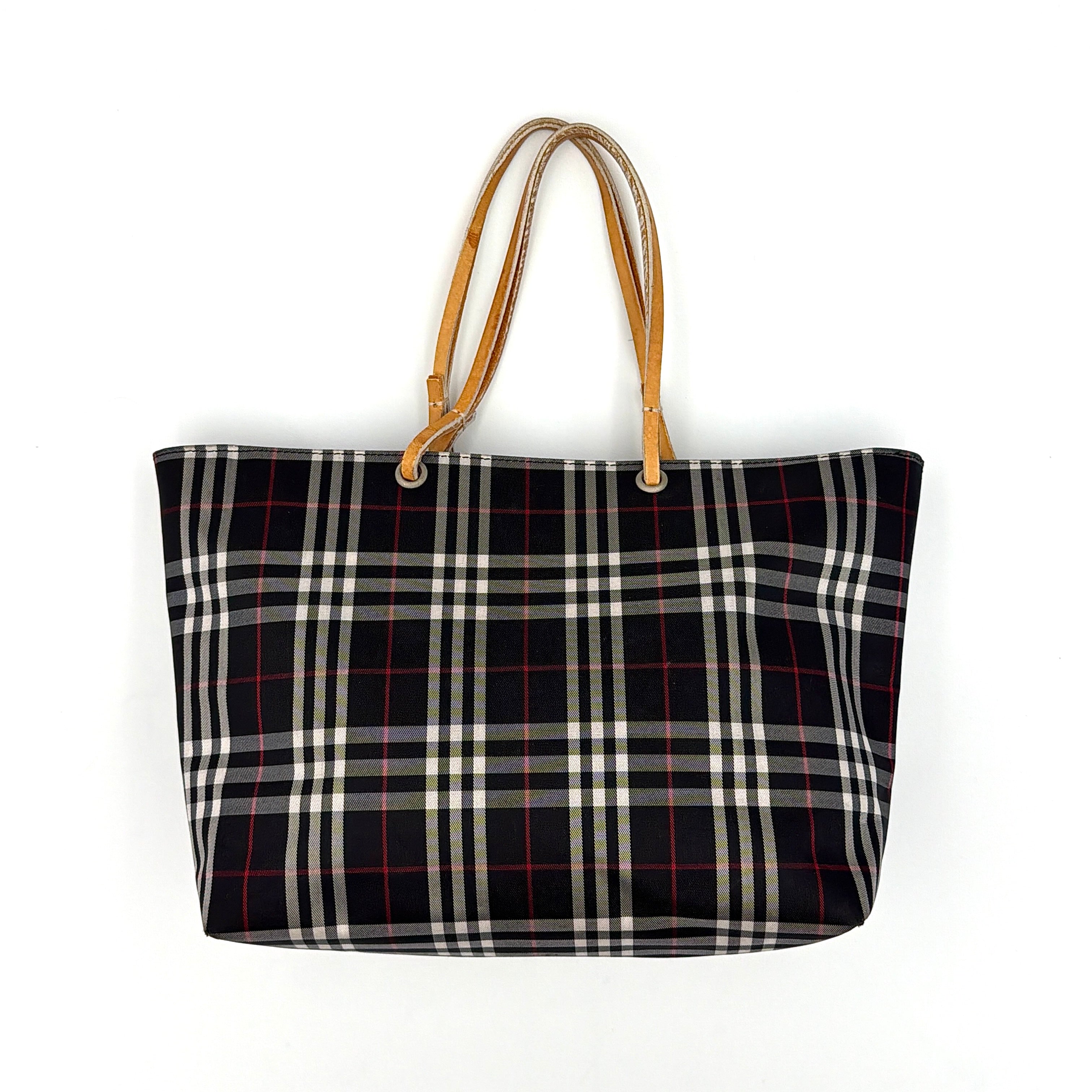 Burberry Nova Check Tote Bag Multicolor