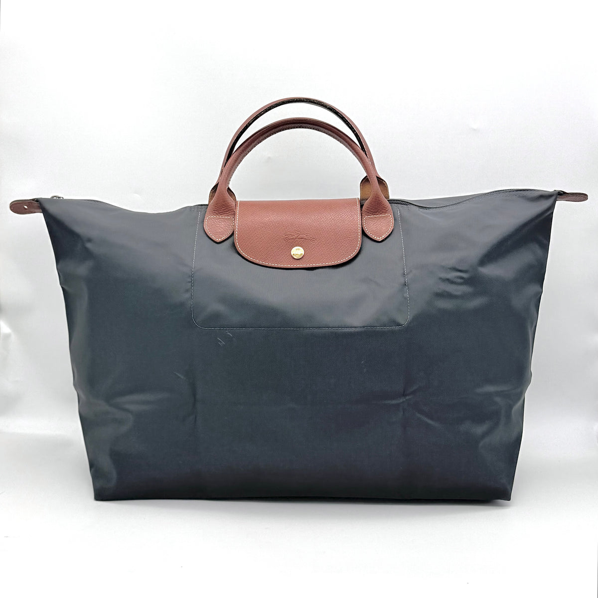 Longchamp Le Pliage Original Travel Bag Grey