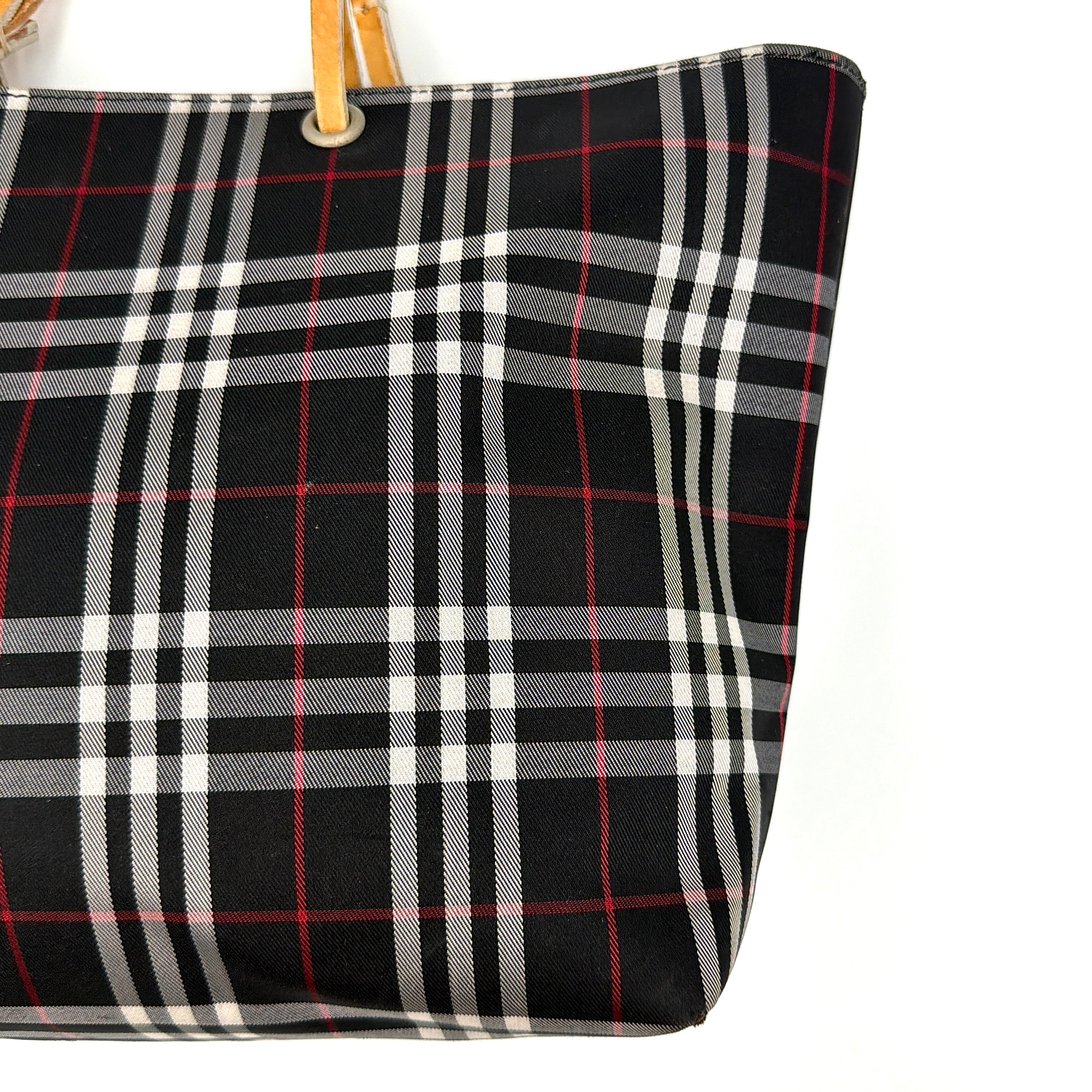Burberry Nova Check Tote Bag Multicolor