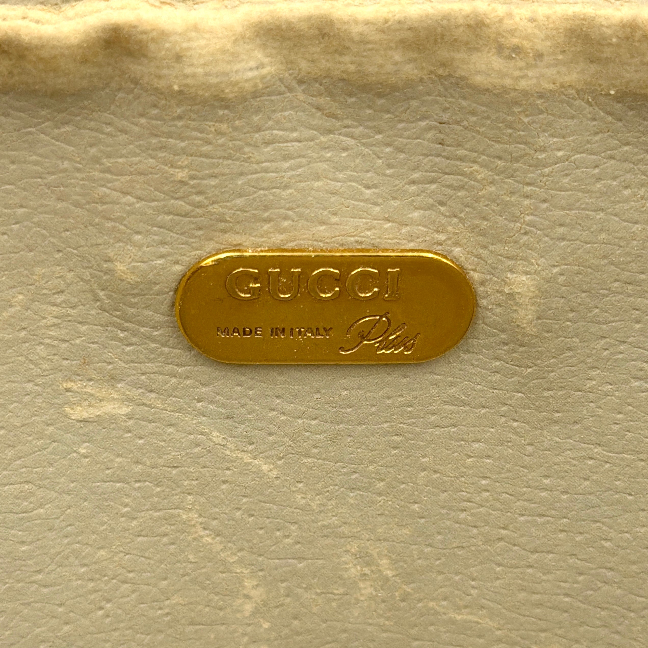 Gucci GG Plus Supreme Monogram Clutch Bag Beige/Tan