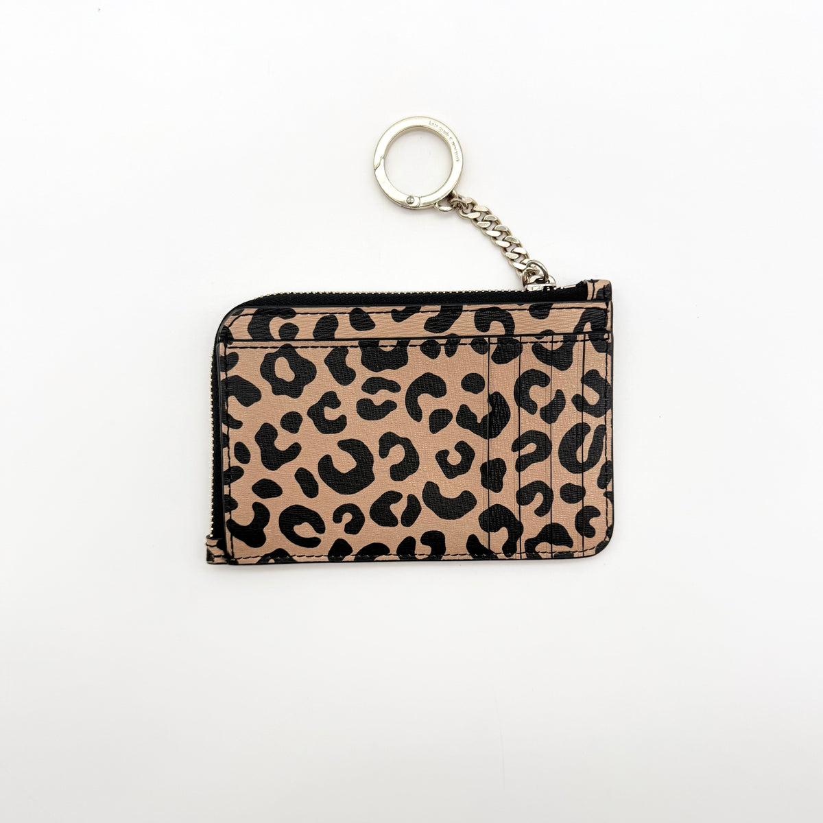 Kate Spade New York Leopard Key Coin Purse Brown/Black