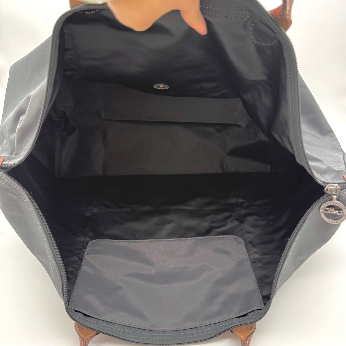 Longchamp Le Pliage Original Travel Bag Grey